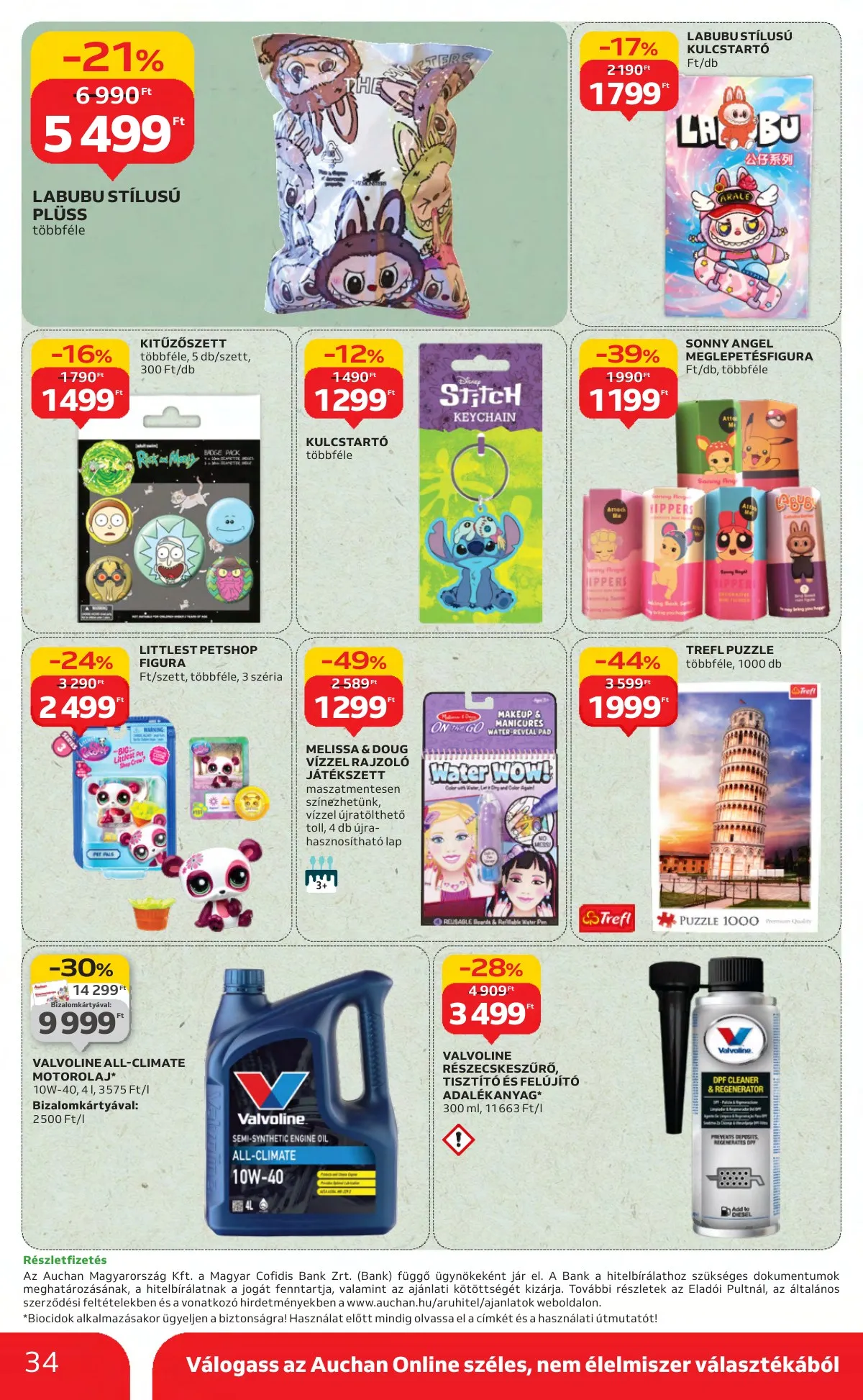 Auchan akciós újság Hipermarket 08.21–08.27 – 34. oldal
