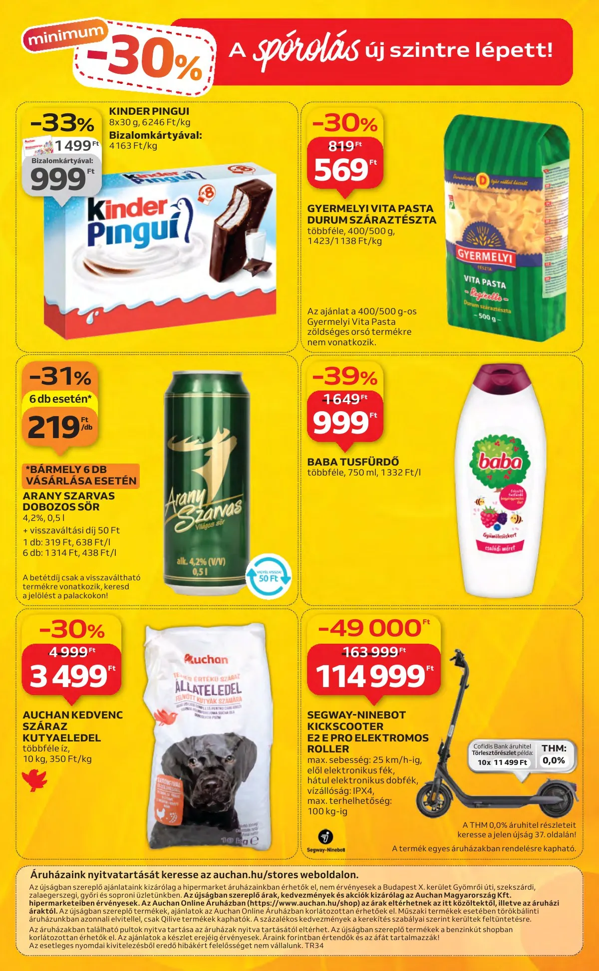 Auchan akciós újság Hipermarket 08.21–08.27 – 42. oldal