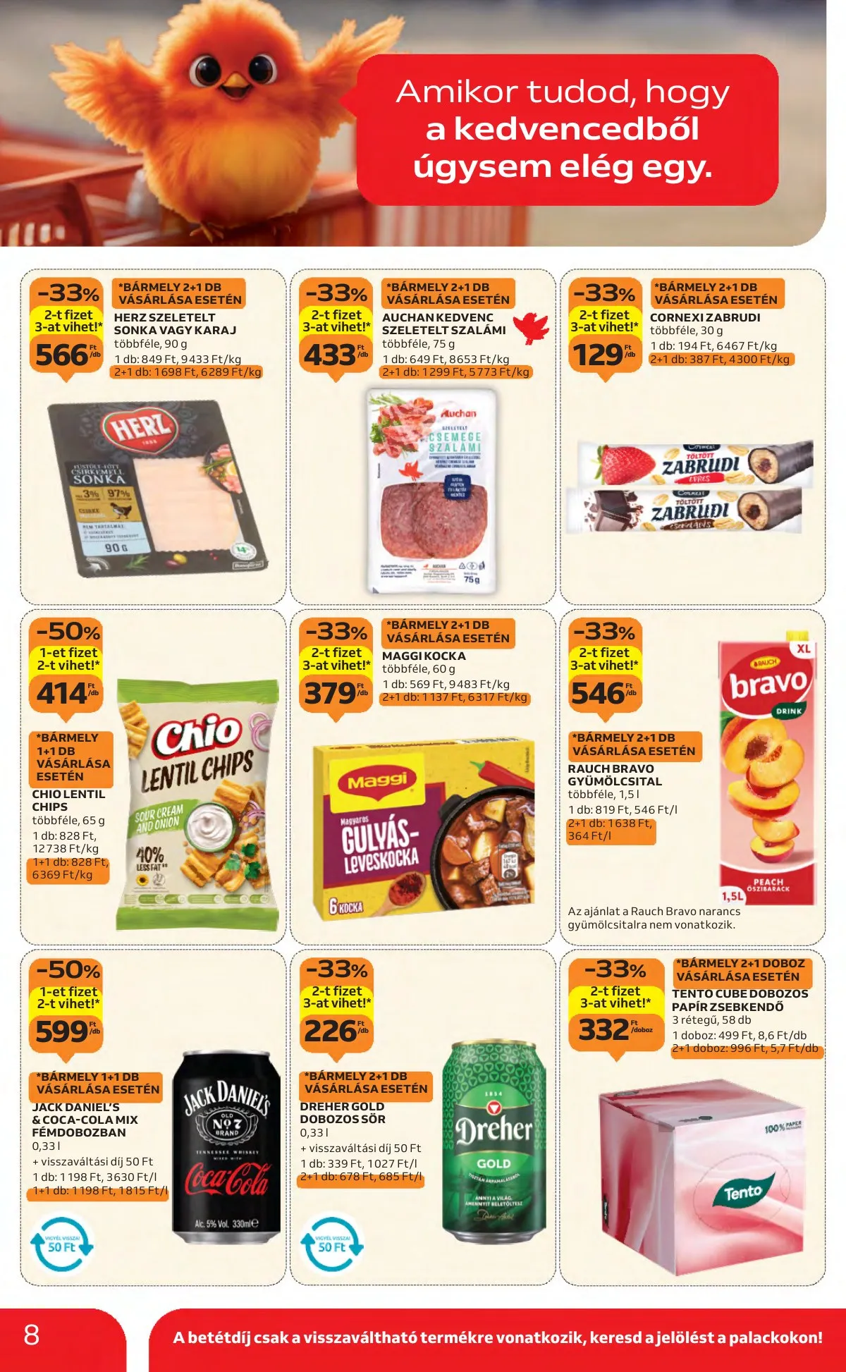 Auchan akciós újság Hipermarket 08.21–08.27 – 8. oldal