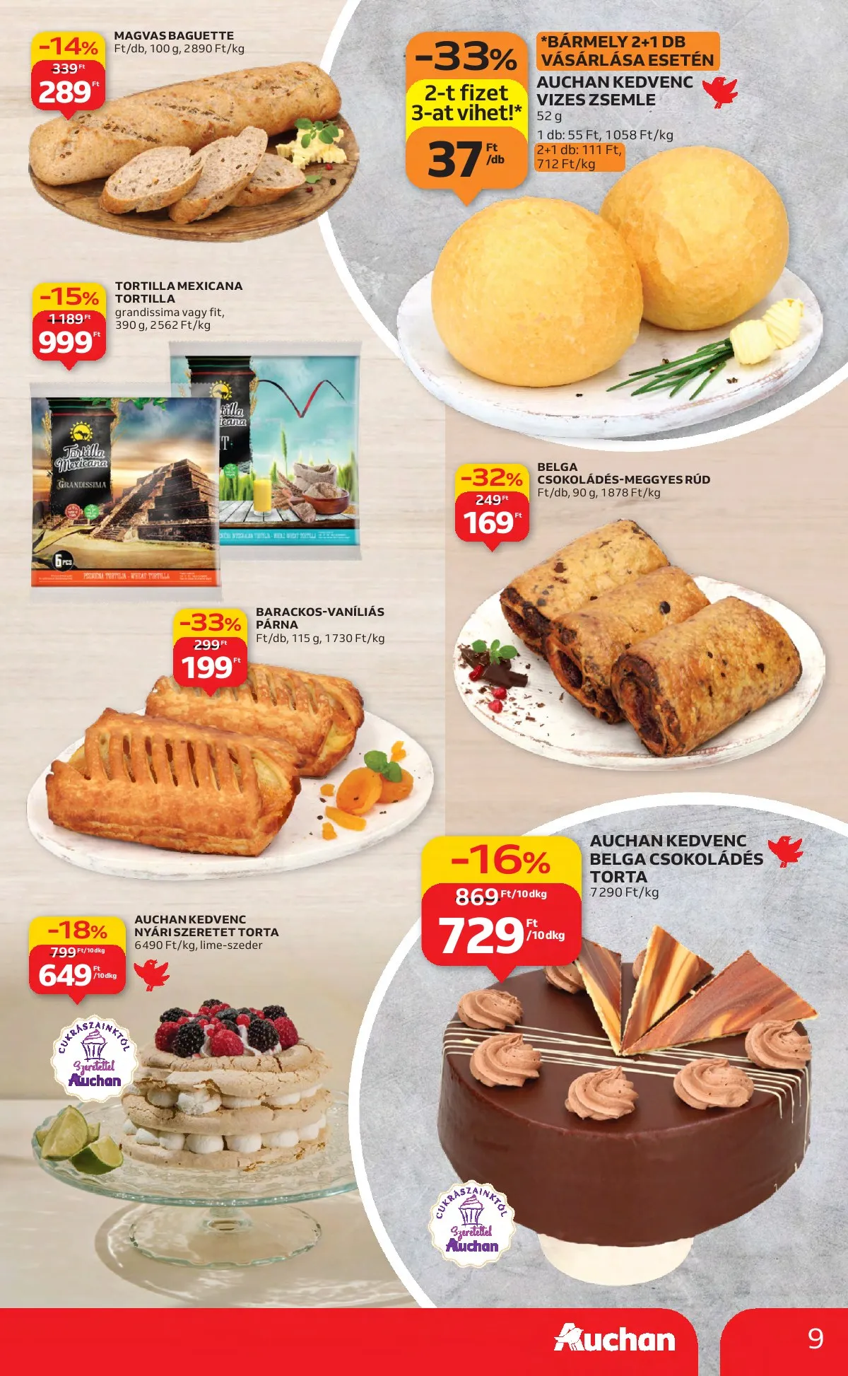 Auchan akciós újság Hipermarket 08.21–08.27 – 9. oldal