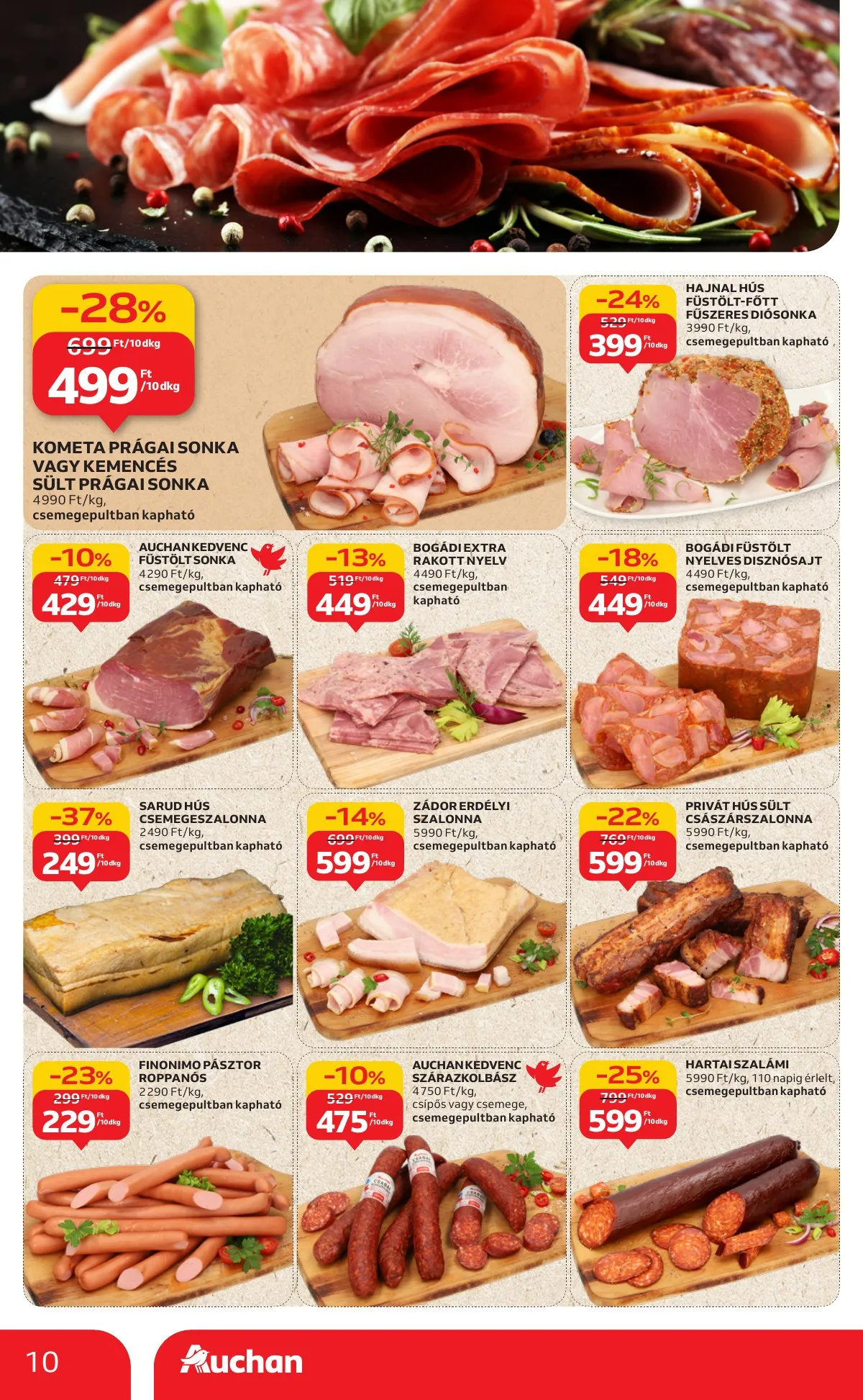 Auchan akciós újság Hipermarket 08.28–09.03 – 10. oldal