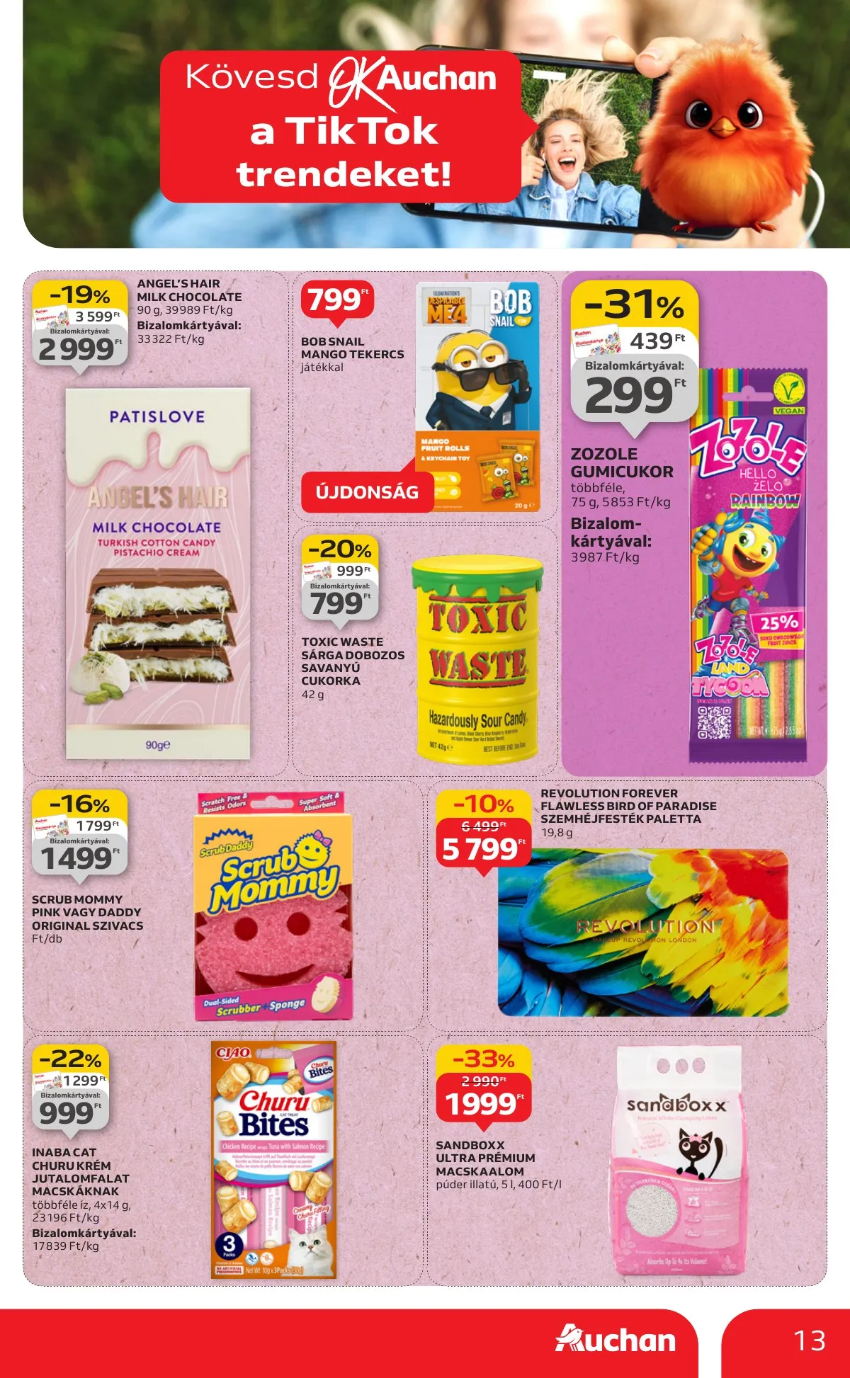 Auchan akciós újság Hipermarket 08.28–09.03 – 13. oldal