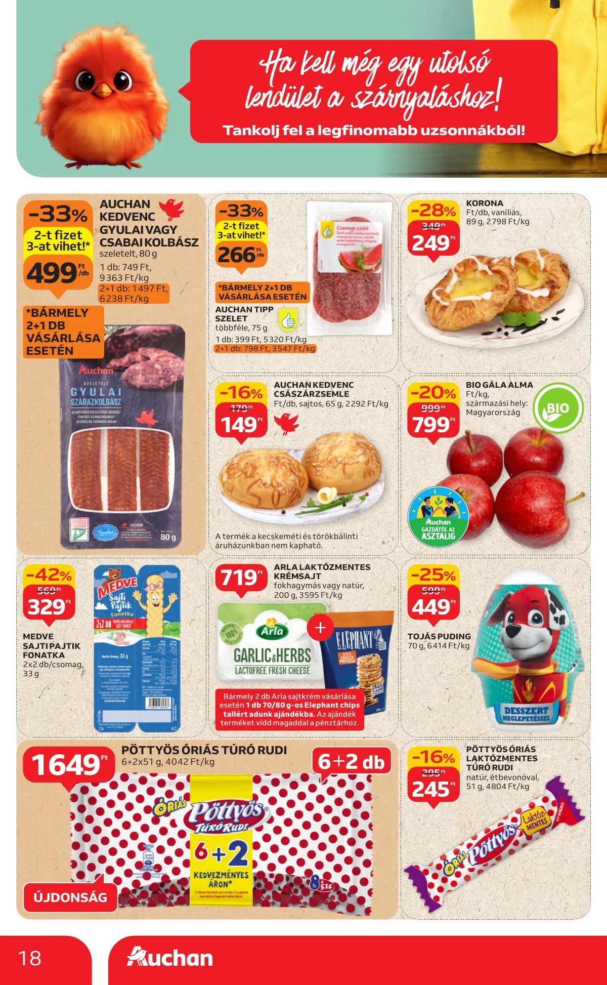 Auchan akciós újság Hipermarket 08.28–09.03 – 18. oldal