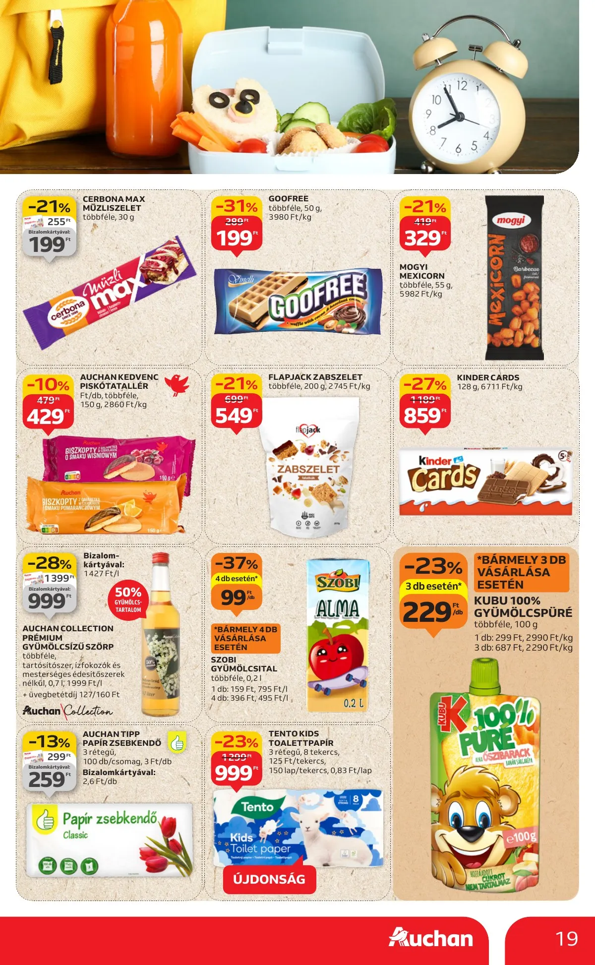 Auchan akciós újság Hipermarket 08.28–09.03 – 19. oldal