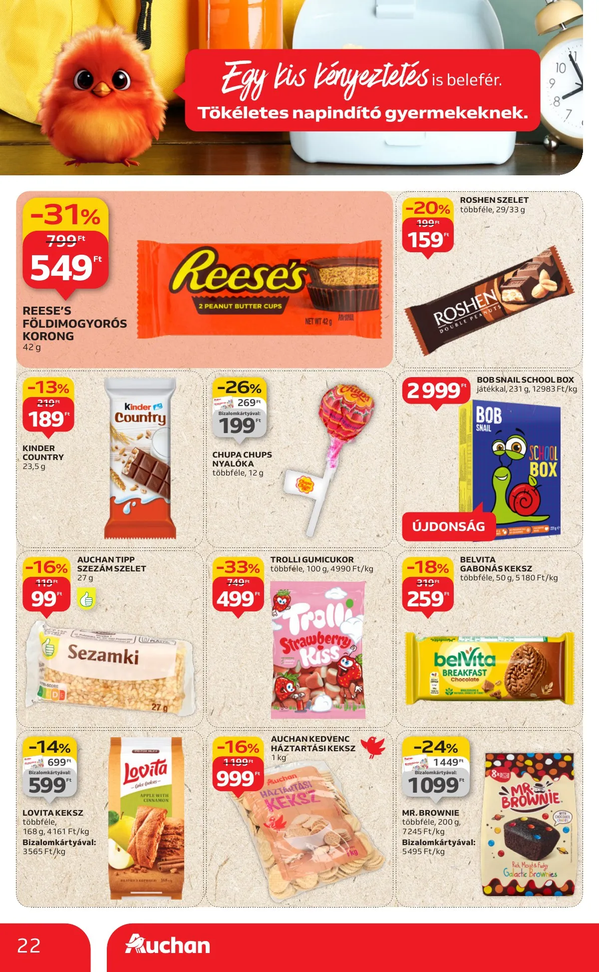 Auchan akciós újság Hipermarket 08.28–09.03 – 22. oldal