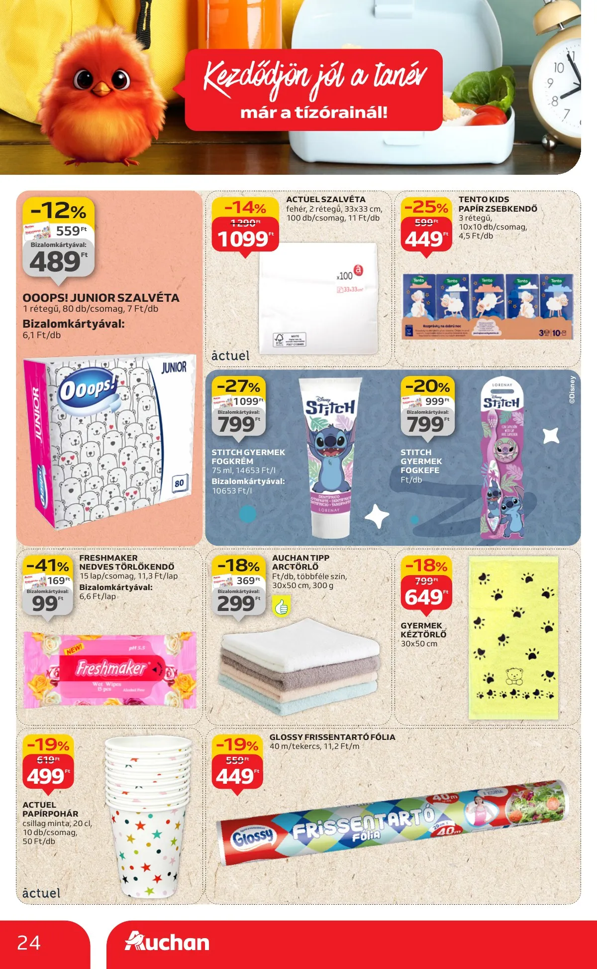Auchan akciós újság Hipermarket 08.28–09.03 – 24. oldal