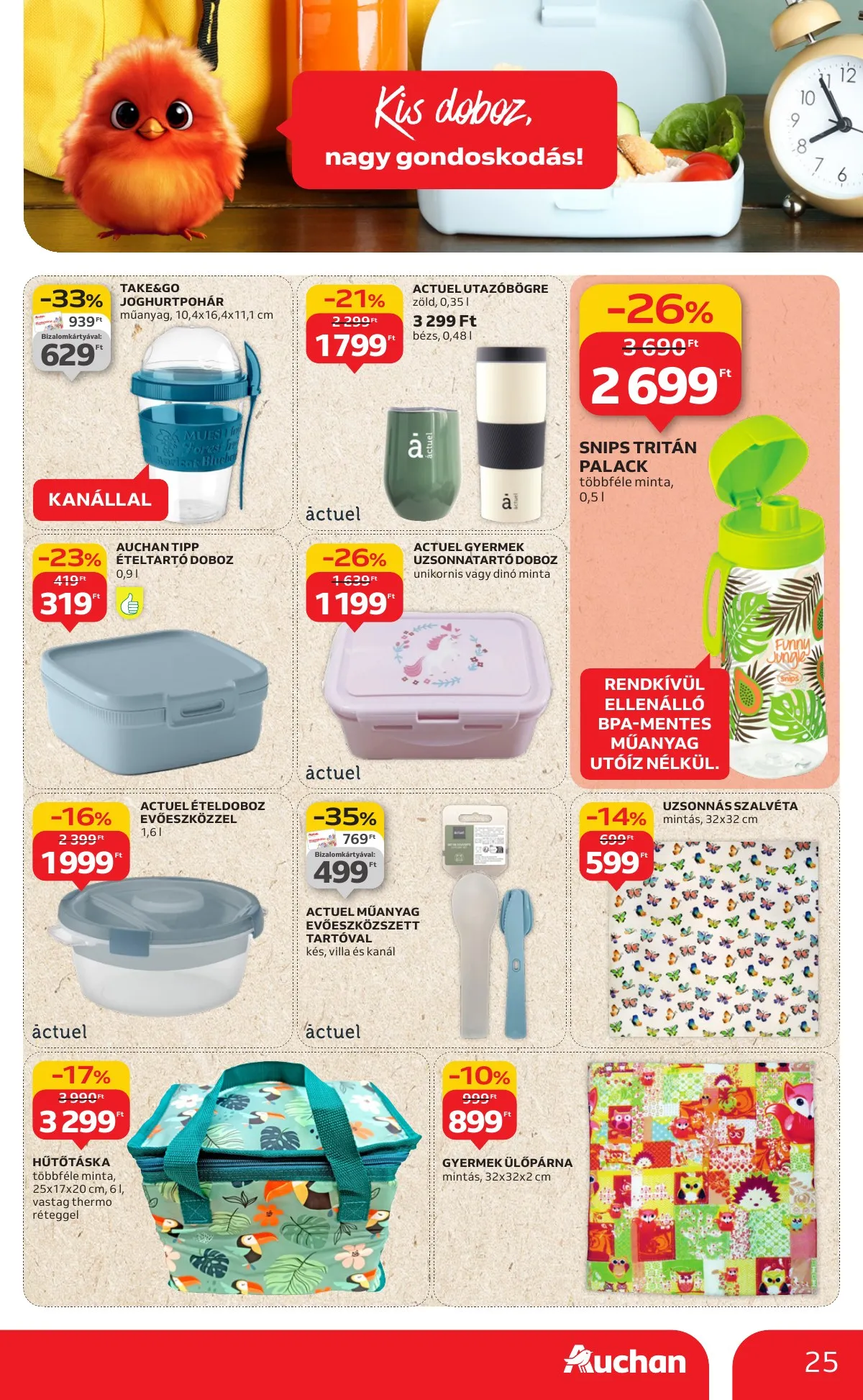 Auchan akciós újság Hipermarket 08.28–09.03 – 25. oldal