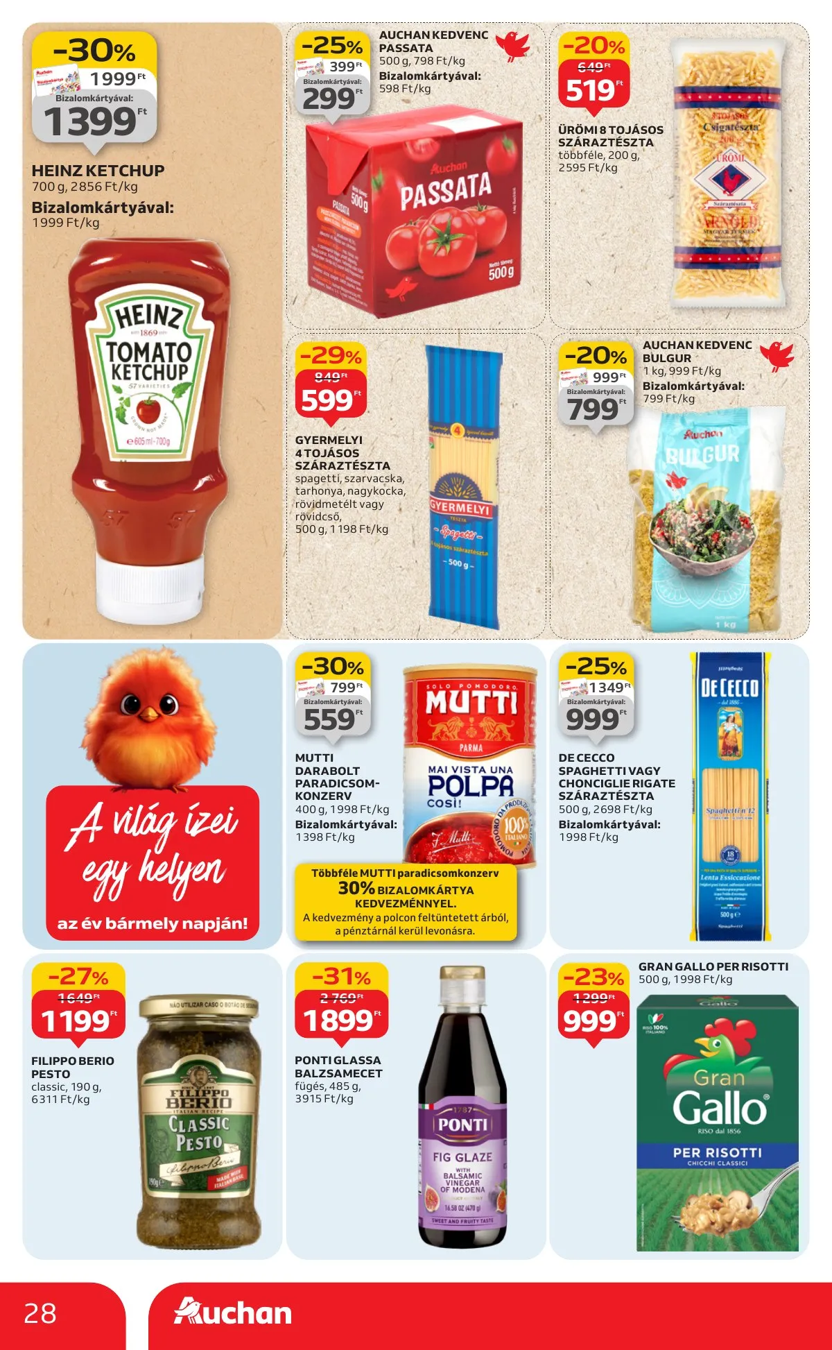 Auchan akciós újság Hipermarket 08.28–09.03 – 28. oldal