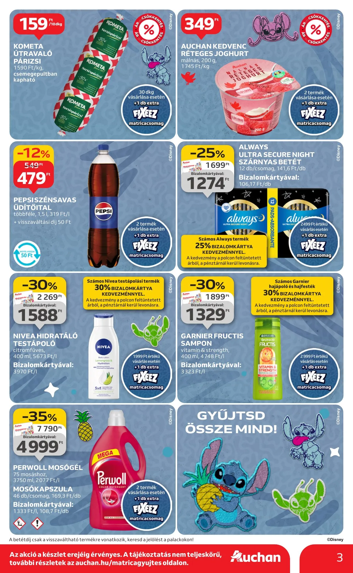 Auchan akciós újság Hipermarket 08.28–09.03 – 3. oldal