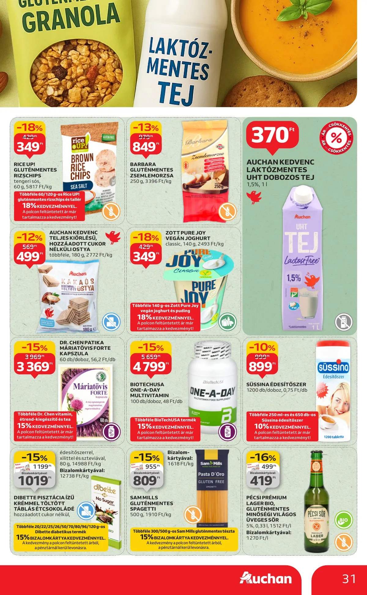 Auchan akciós újság Hipermarket 08.28–09.03 – 31. oldal