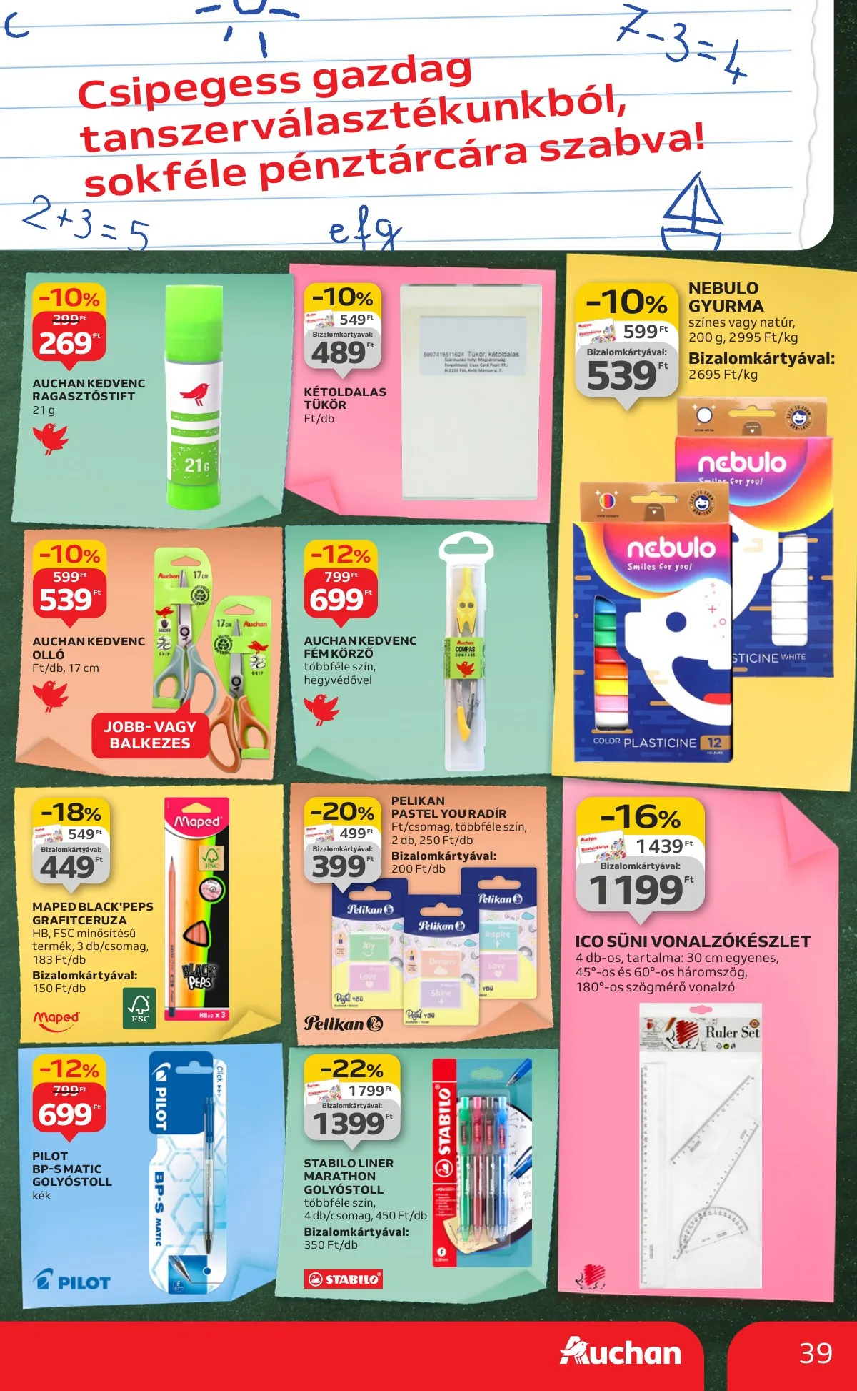Auchan akciós újság Hipermarket 08.28–09.03 – 39. oldal
