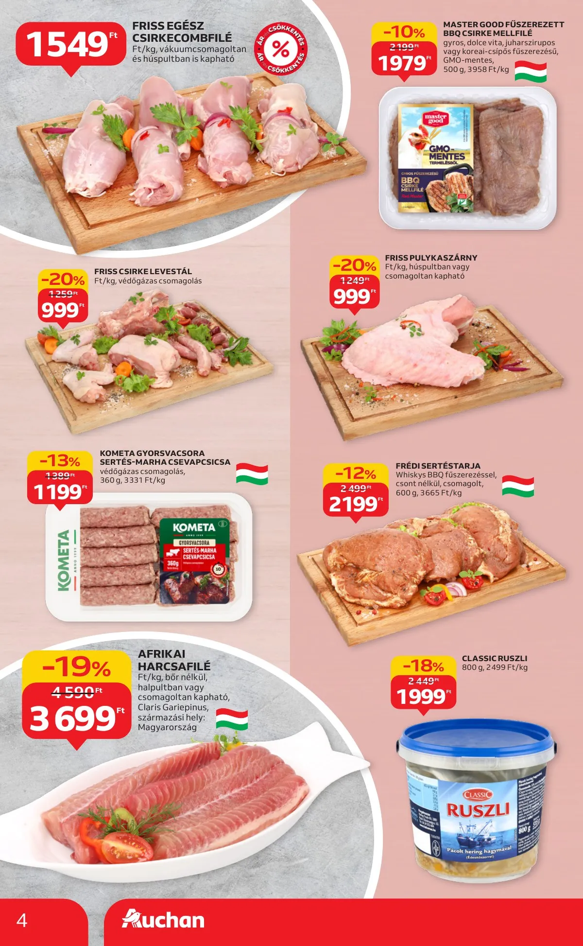 Auchan akciós újság Hipermarket 08.28–09.03 – 4. oldal