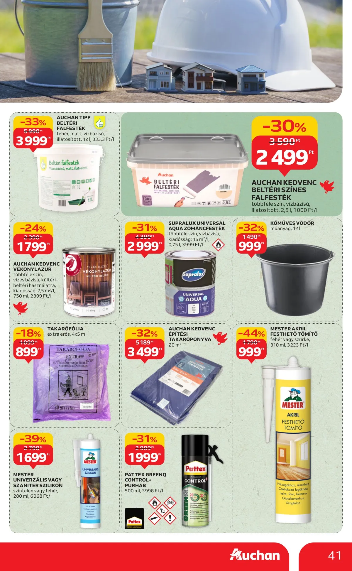 Auchan akciós újság Hipermarket 08.28–09.03 – 41. oldal