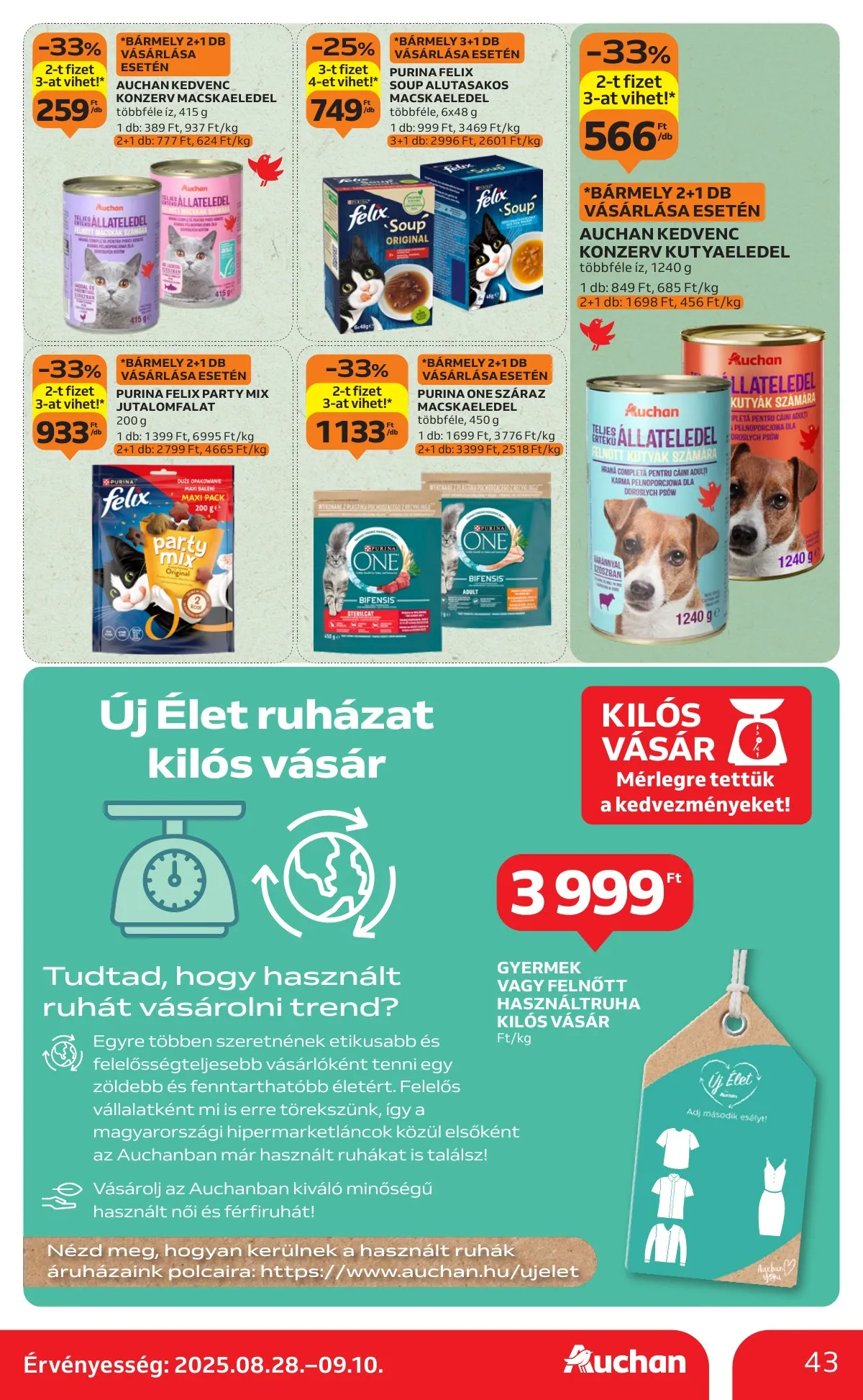 Auchan akciós újság Hipermarket 08.28–09.03 – 43. oldal