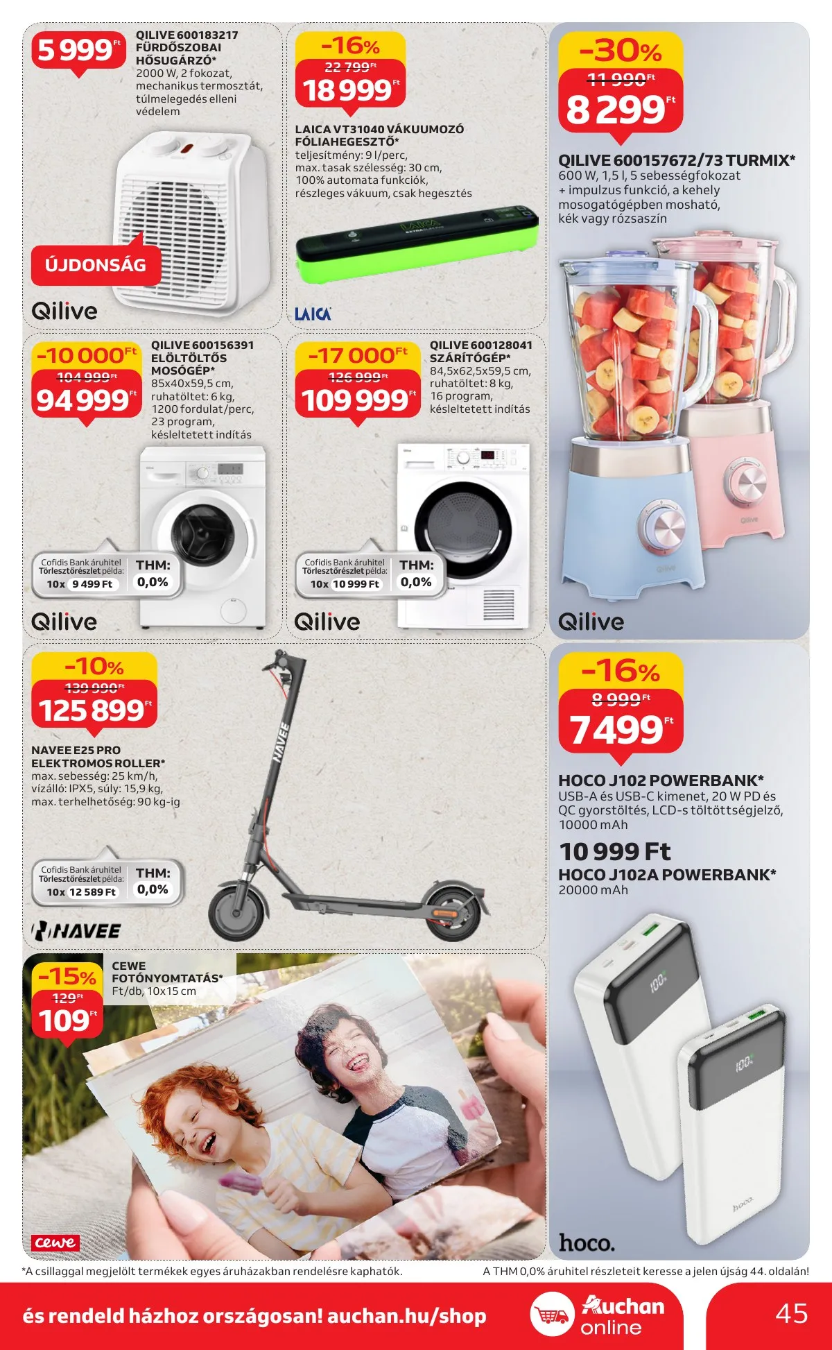 Auchan akciós újság Hipermarket 08.28–09.03 – 45. oldal