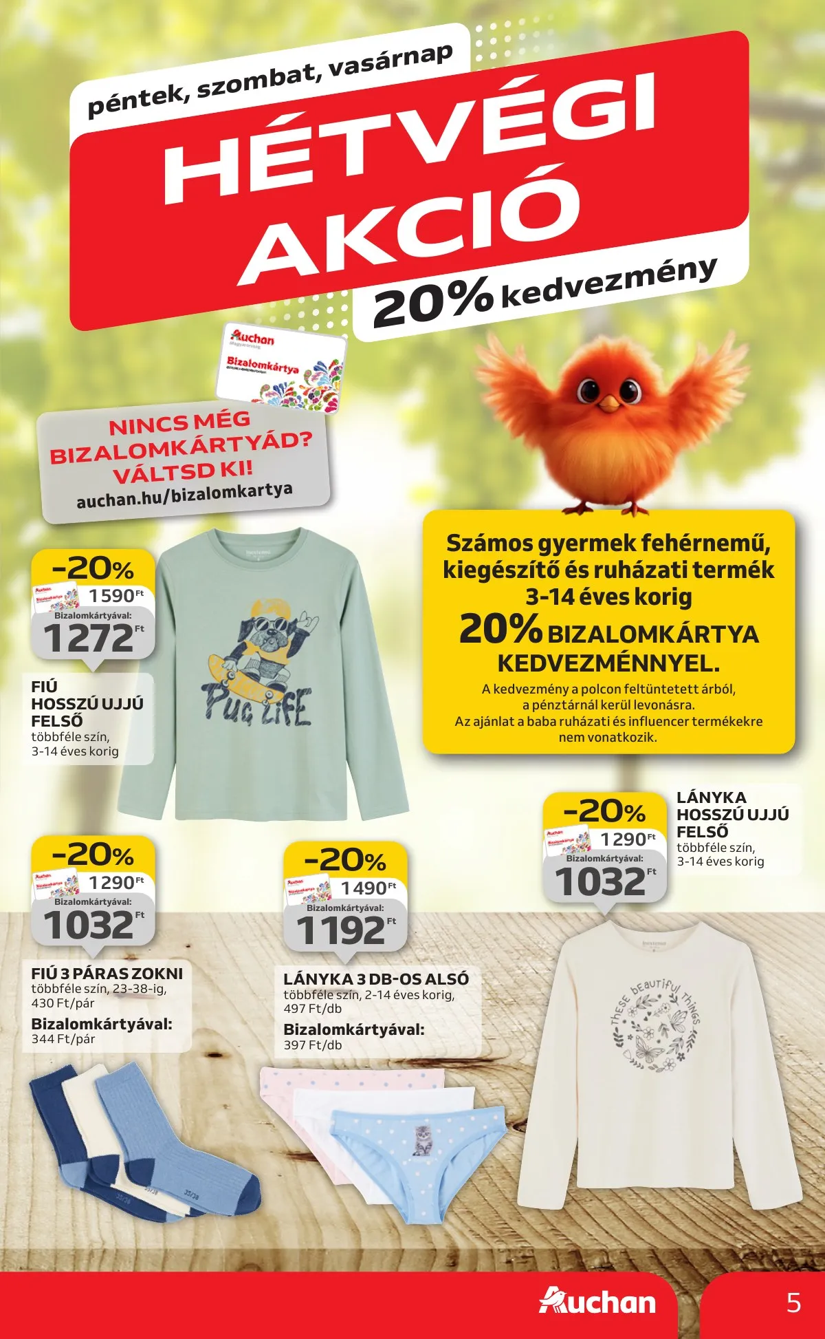 Auchan akciós újság Hipermarket 08.28–09.03 – 5. oldal