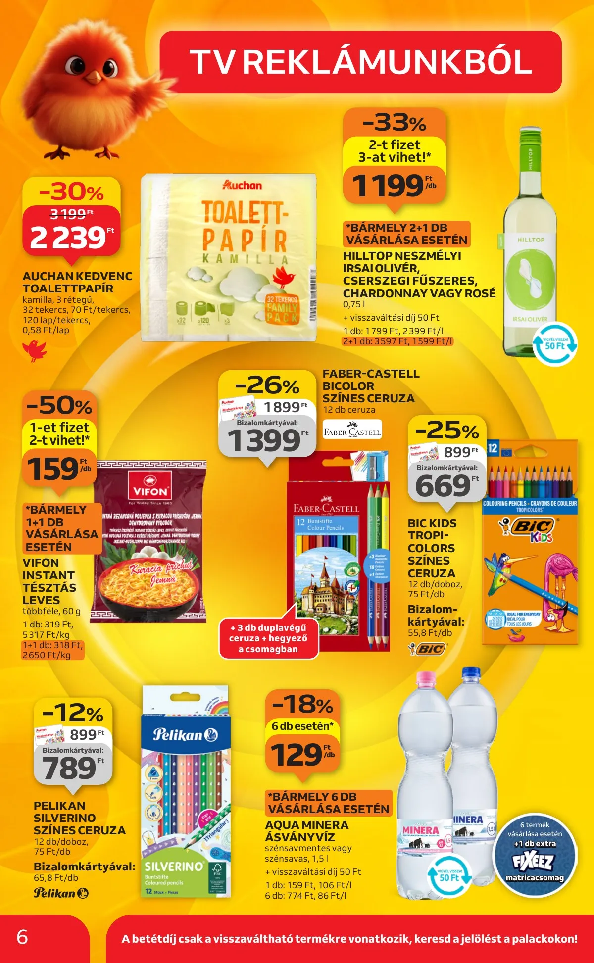 Auchan akciós újság Hipermarket 08.28–09.03 – 6. oldal