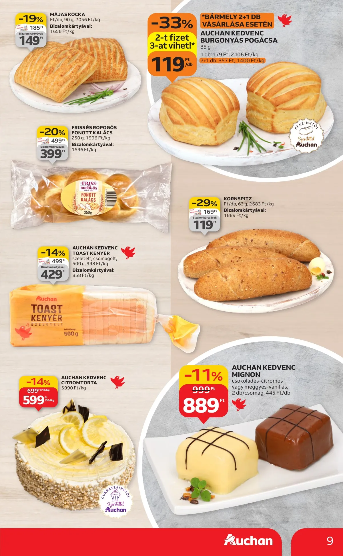 Auchan akciós újság Hipermarket 08.28–09.03 – 9. oldal