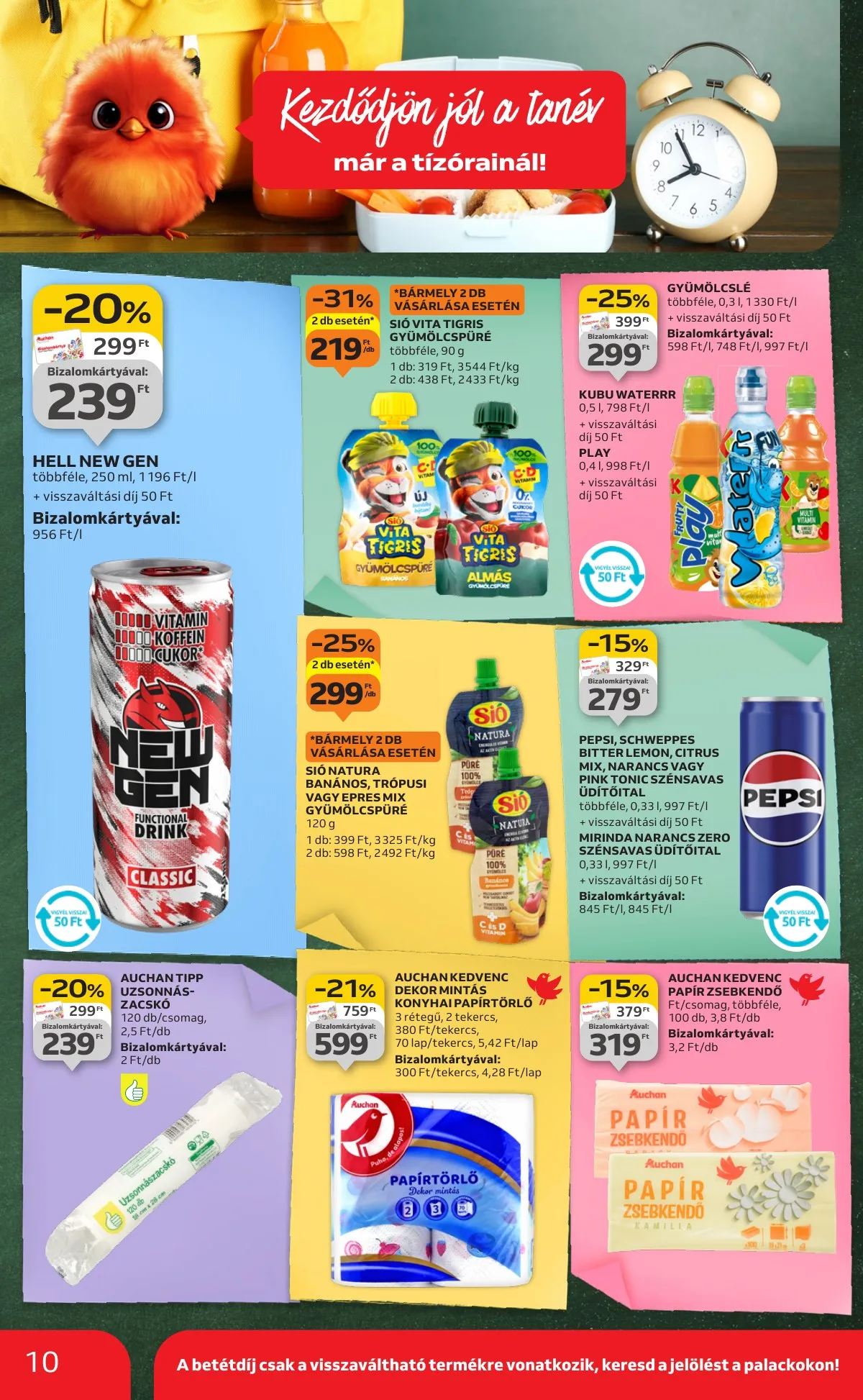 Auchan akciós újság Hipermarket 09.04–09.10 – 10. oldal
