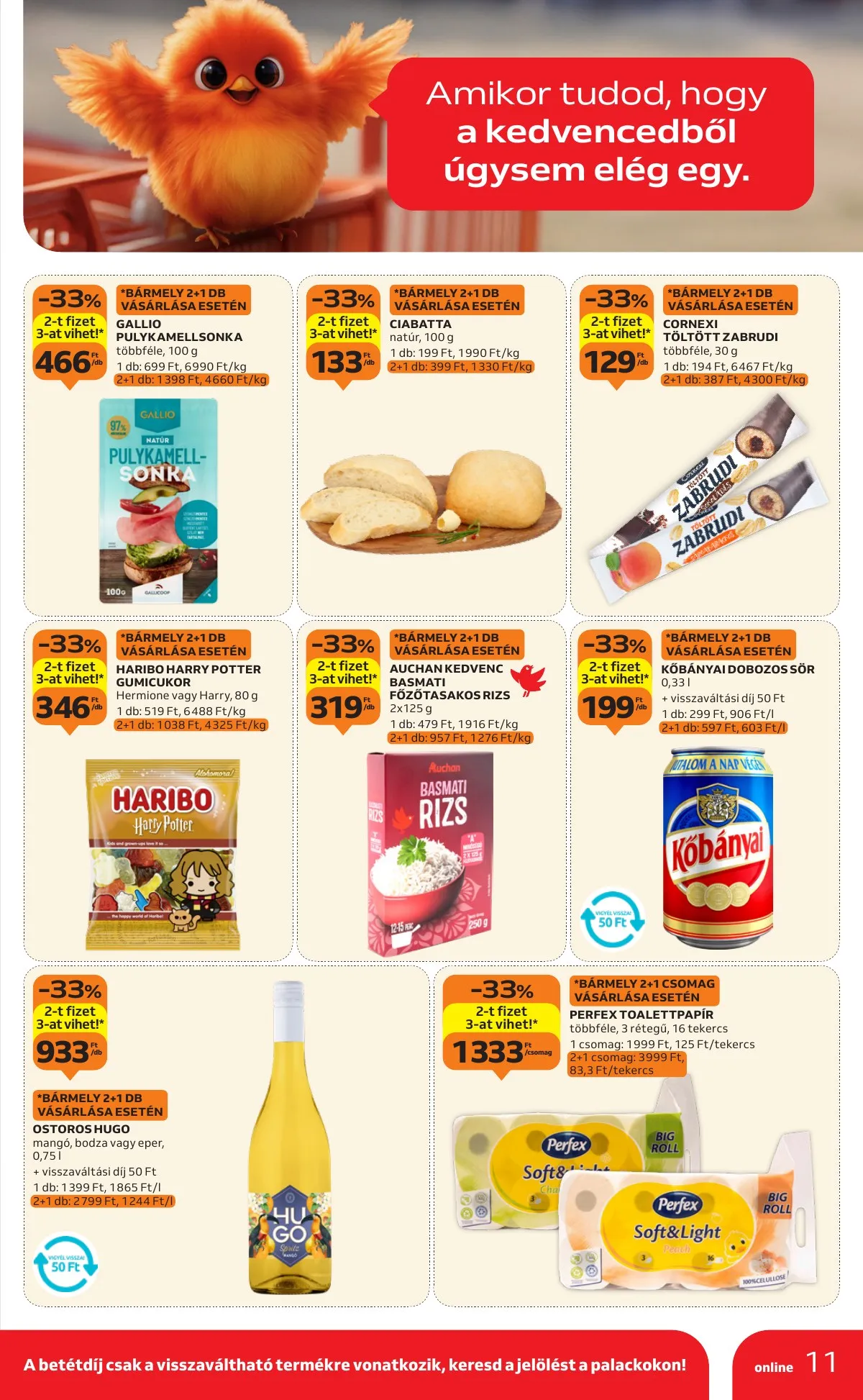 Auchan akciós újság Hipermarket 09.04–09.10 – 11. oldal