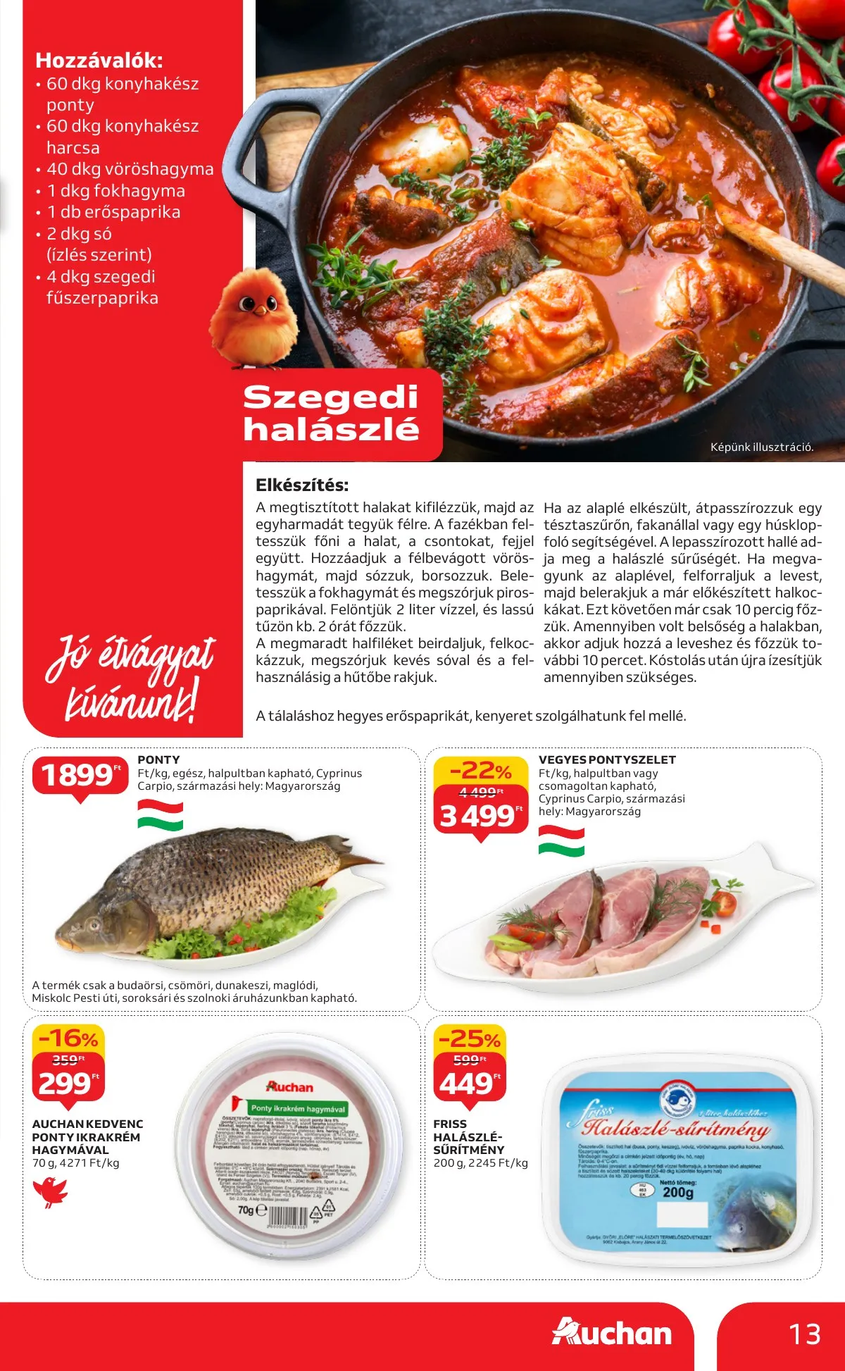 Auchan akciós újság Hipermarket 09.04–09.10 – 13. oldal