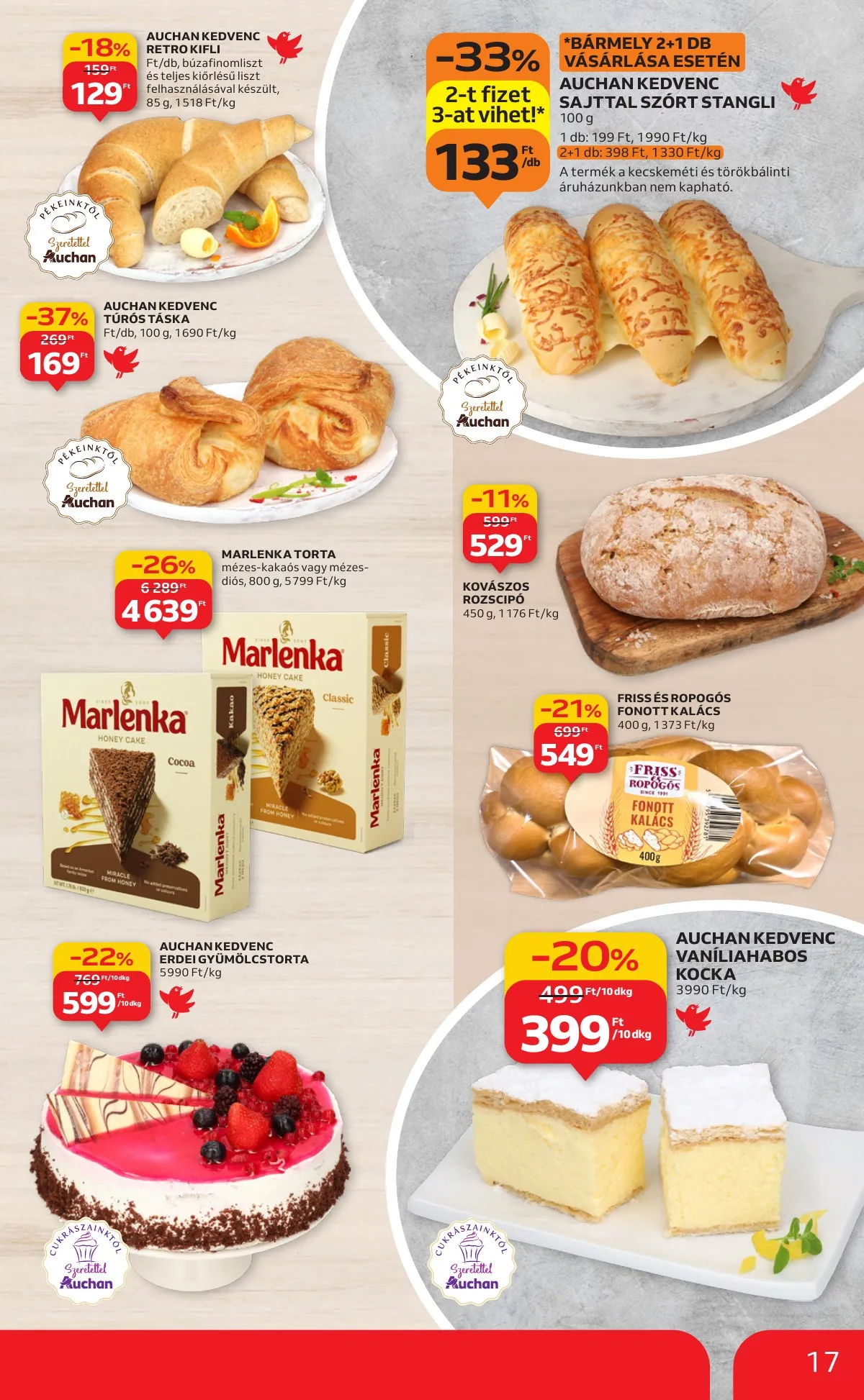 Auchan akciós újság Hipermarket 09.04–09.10 – 17. oldal