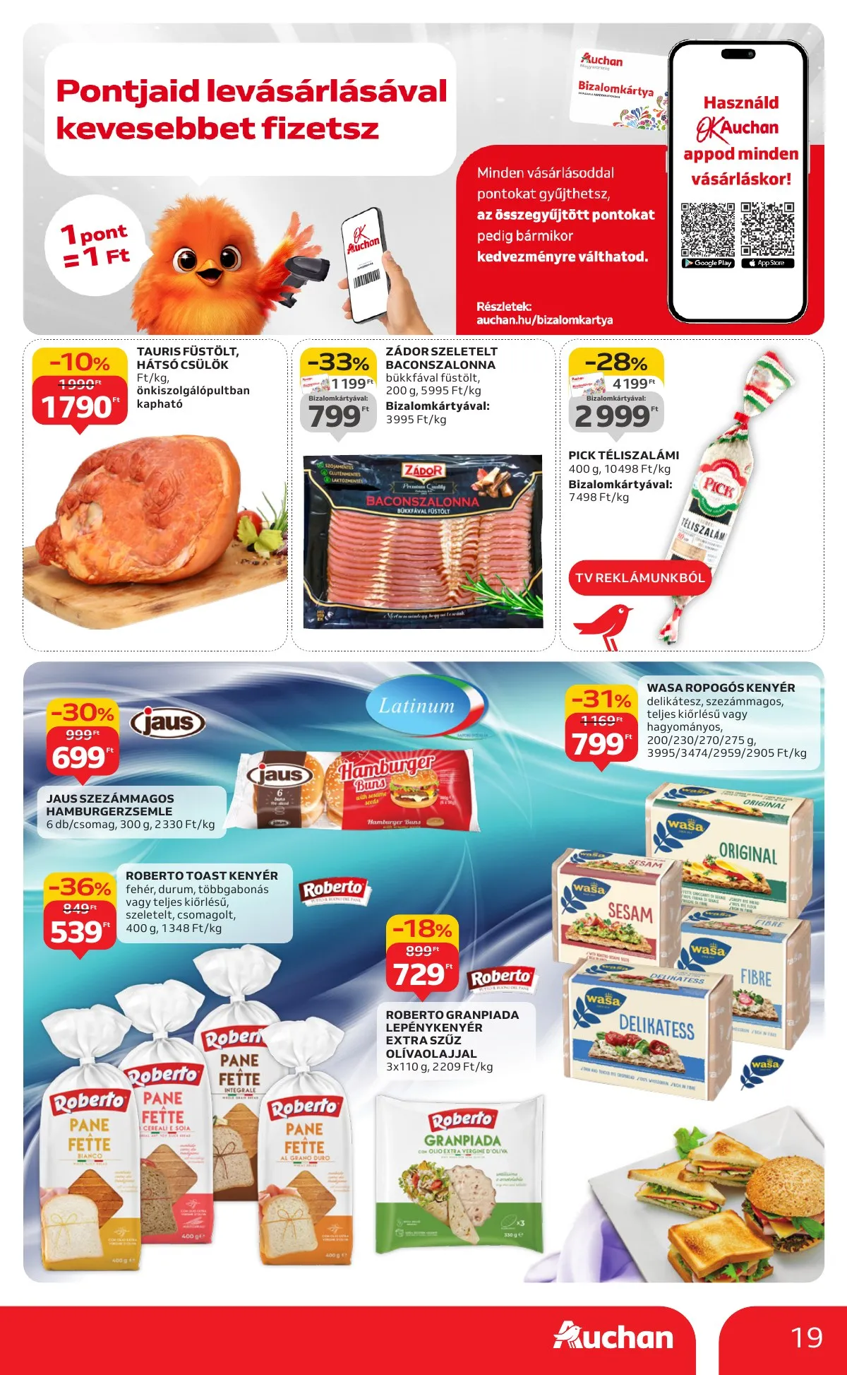 Auchan akciós újság Hipermarket 09.04–09.10 – 19. oldal