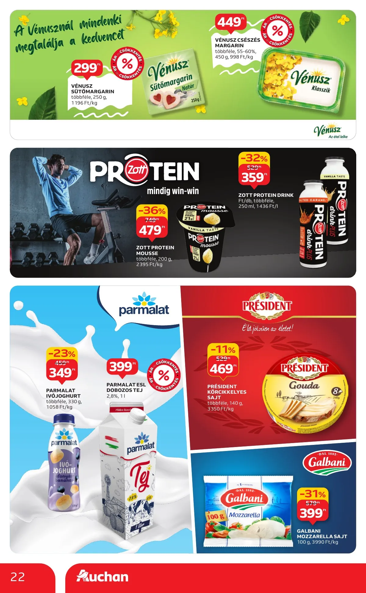 Auchan akciós újság Hipermarket 09.04–09.10 – 22. oldal