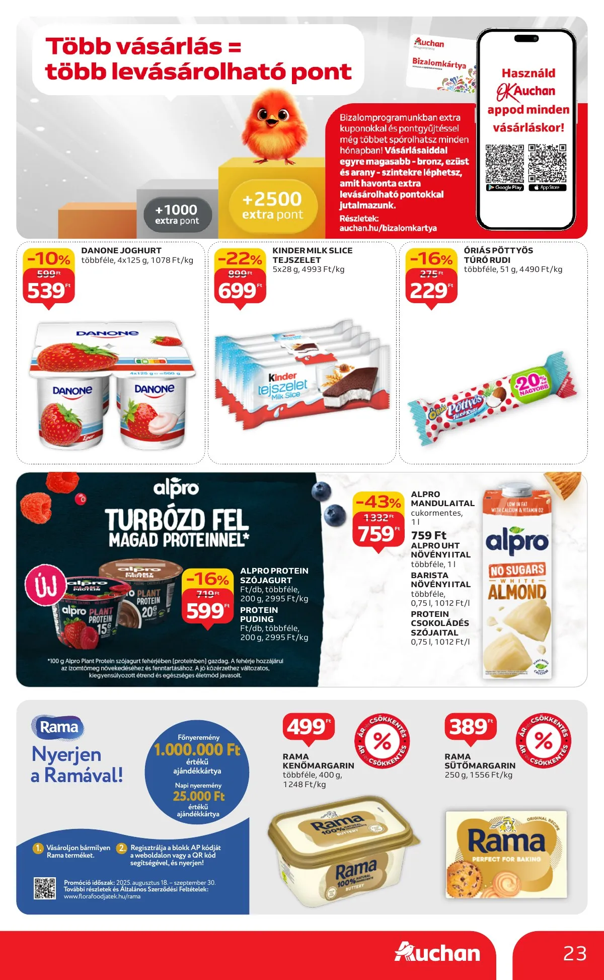 Auchan akciós újság Hipermarket 09.04–09.10 – 23. oldal