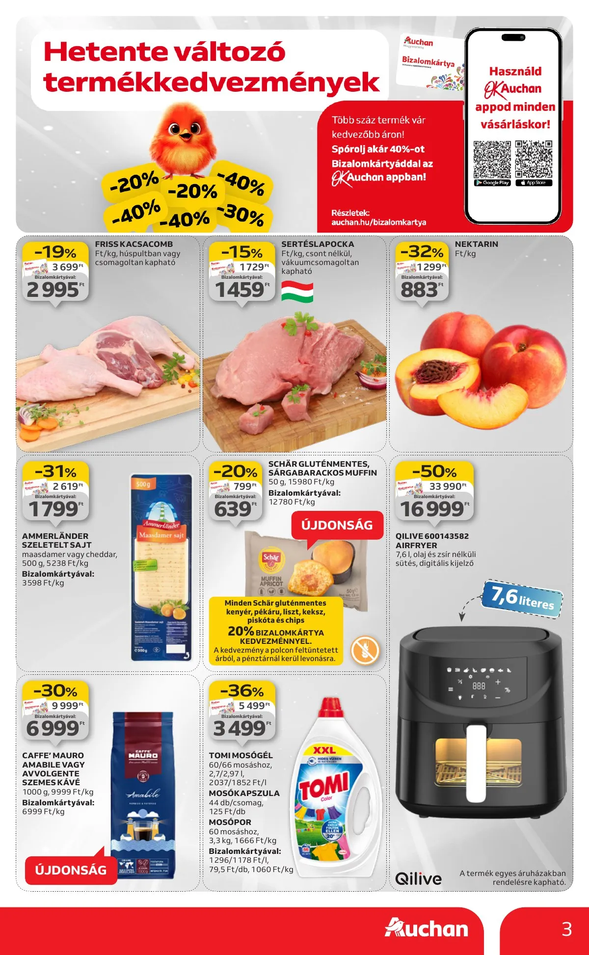 Auchan akciós újság Hipermarket 09.04–09.10 – 3. oldal