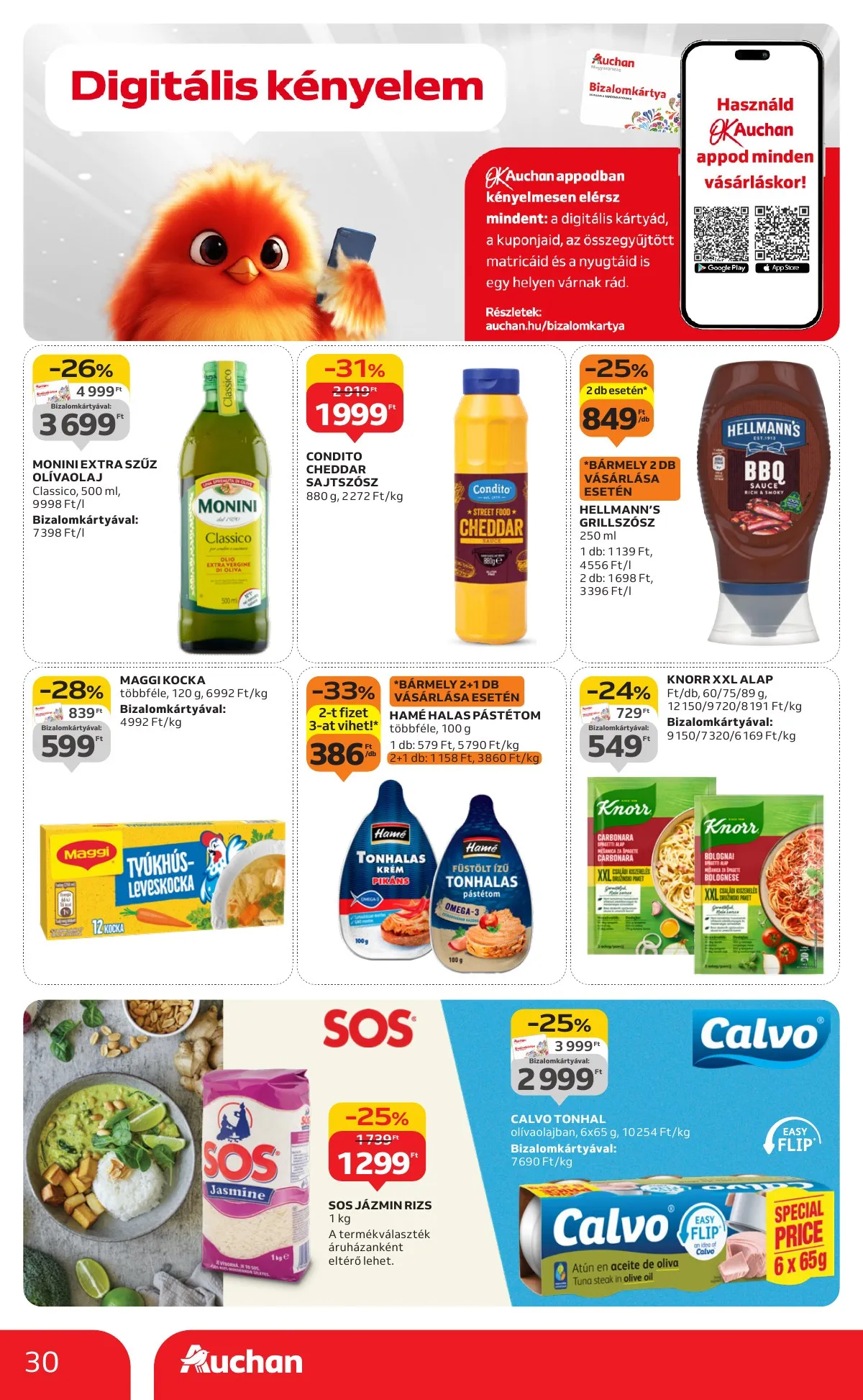 Auchan akciós újság Hipermarket 09.04–09.10 – 30. oldal