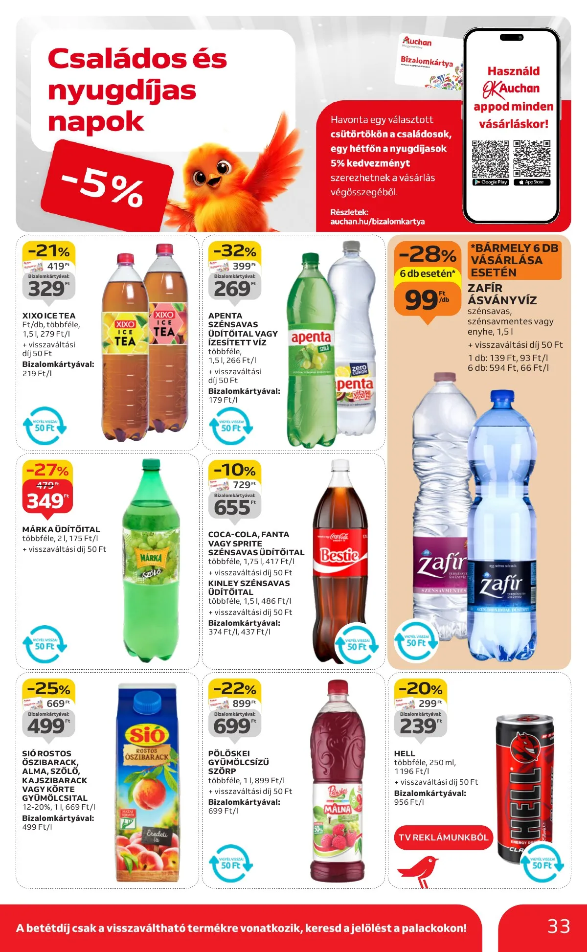 Auchan akciós újság Hipermarket 09.04–09.10 – 33. oldal