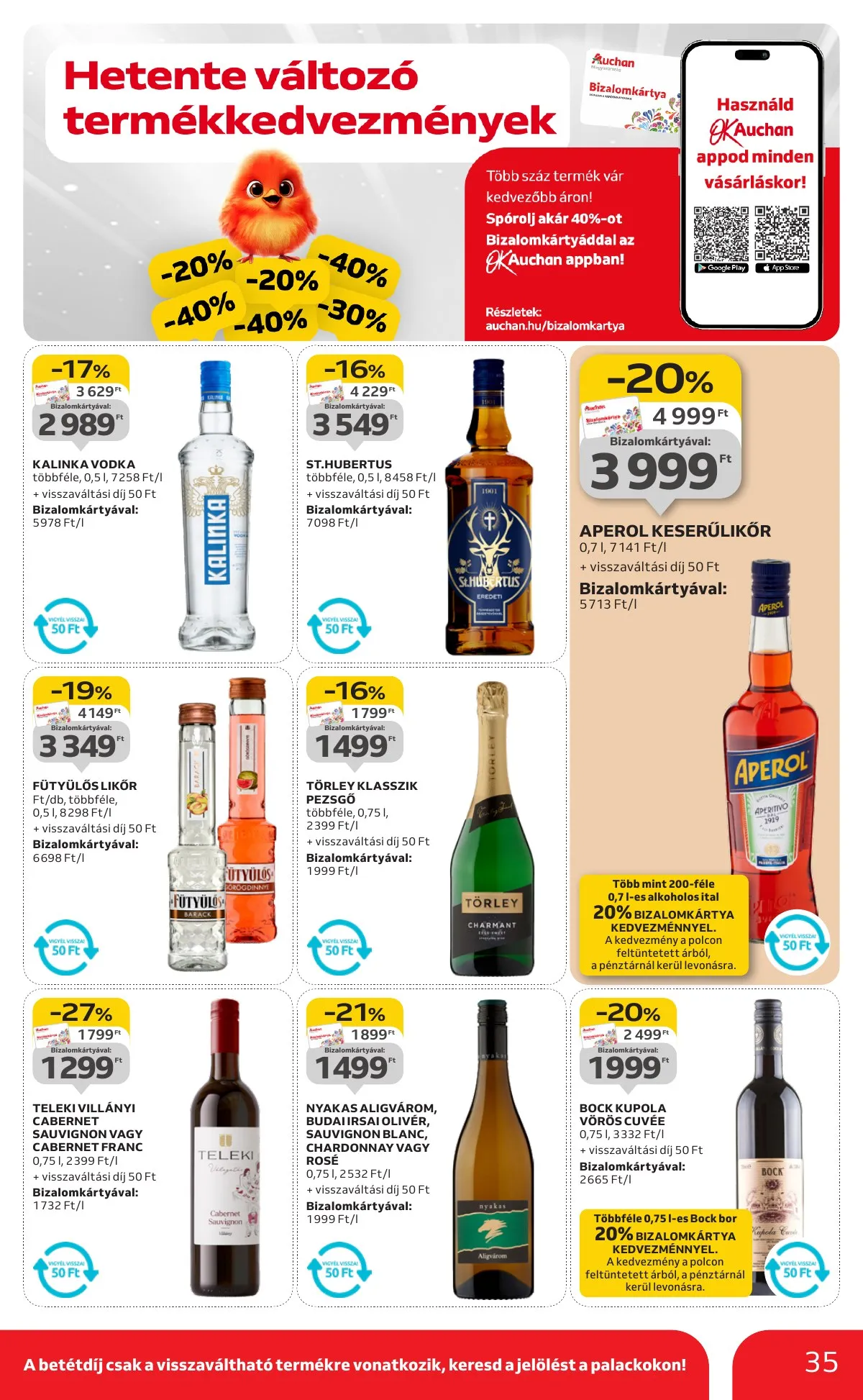 Auchan akciós újság Hipermarket 09.04–09.10 – 35. oldal