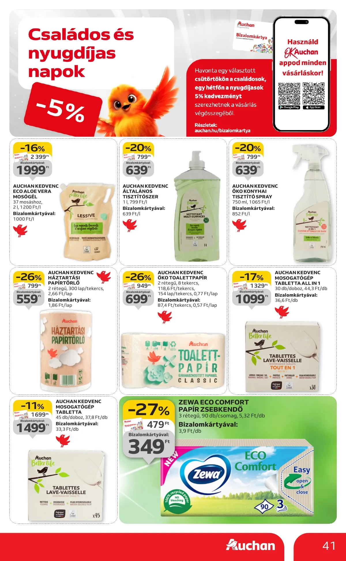 Auchan akciós újság Hipermarket 09.04–09.10 – 41. oldal