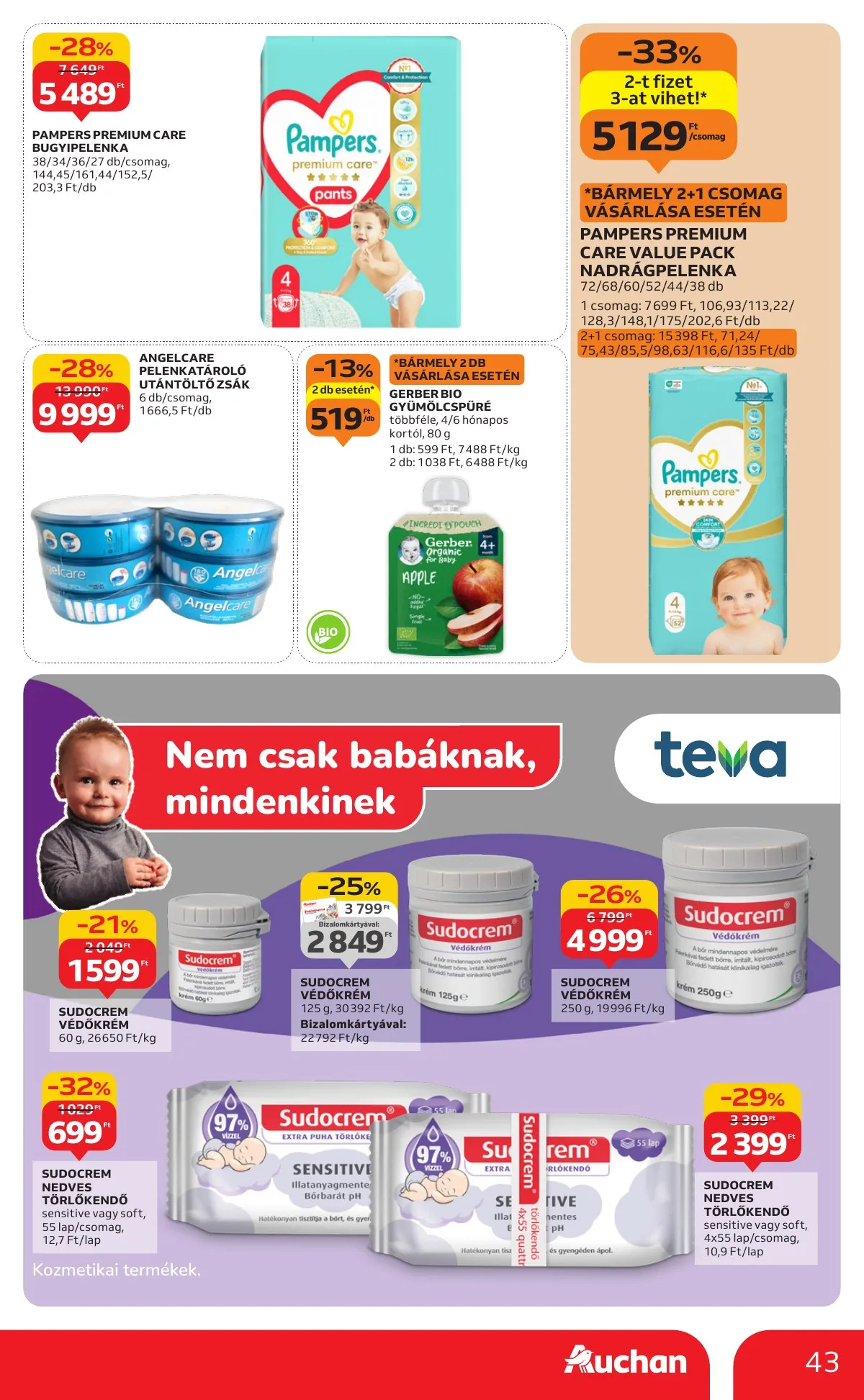 Auchan akciós újság Hipermarket 09.04–09.10 – 43. oldal