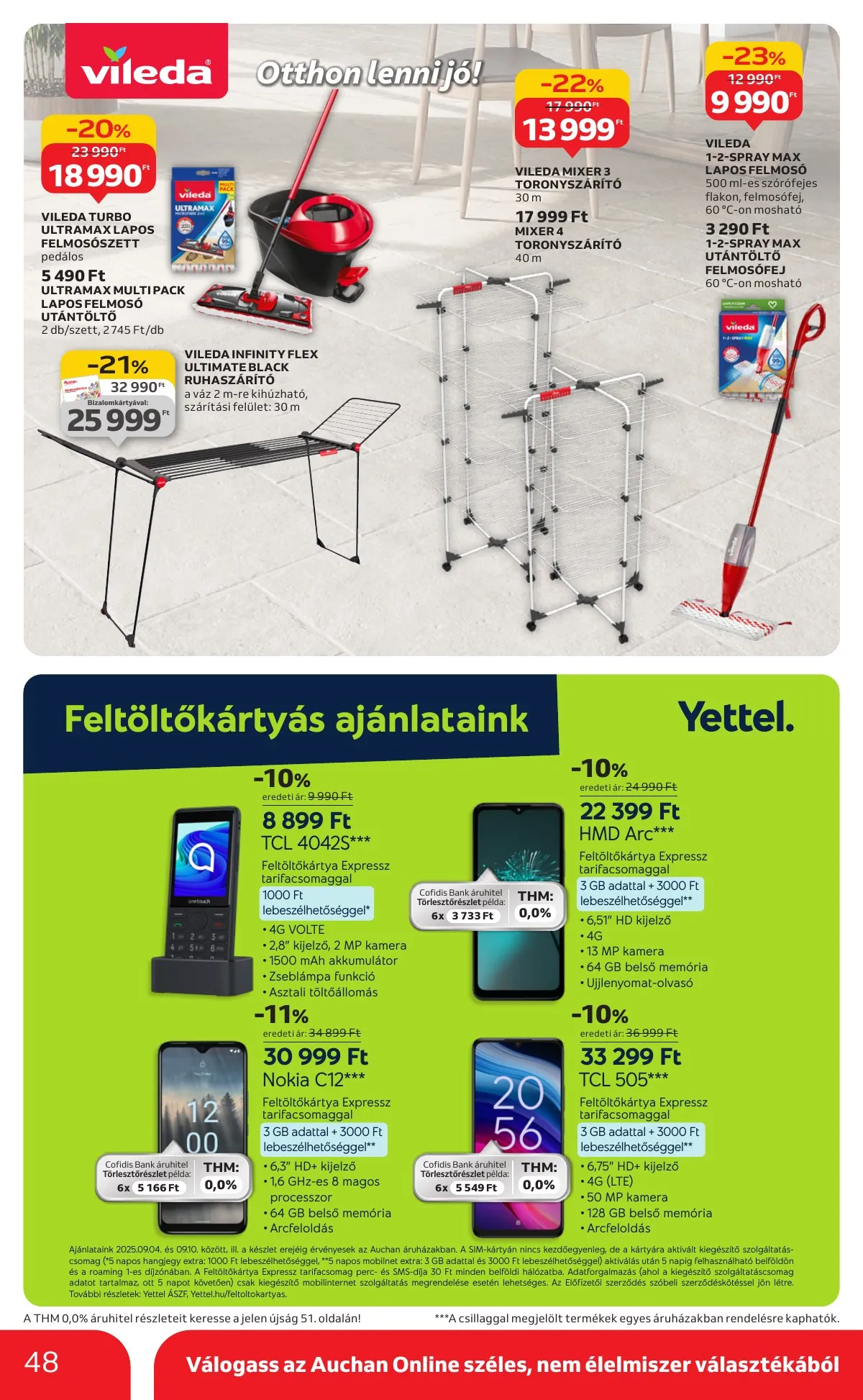 Auchan akciós újság Hipermarket 09.04–09.10 – 48. oldal