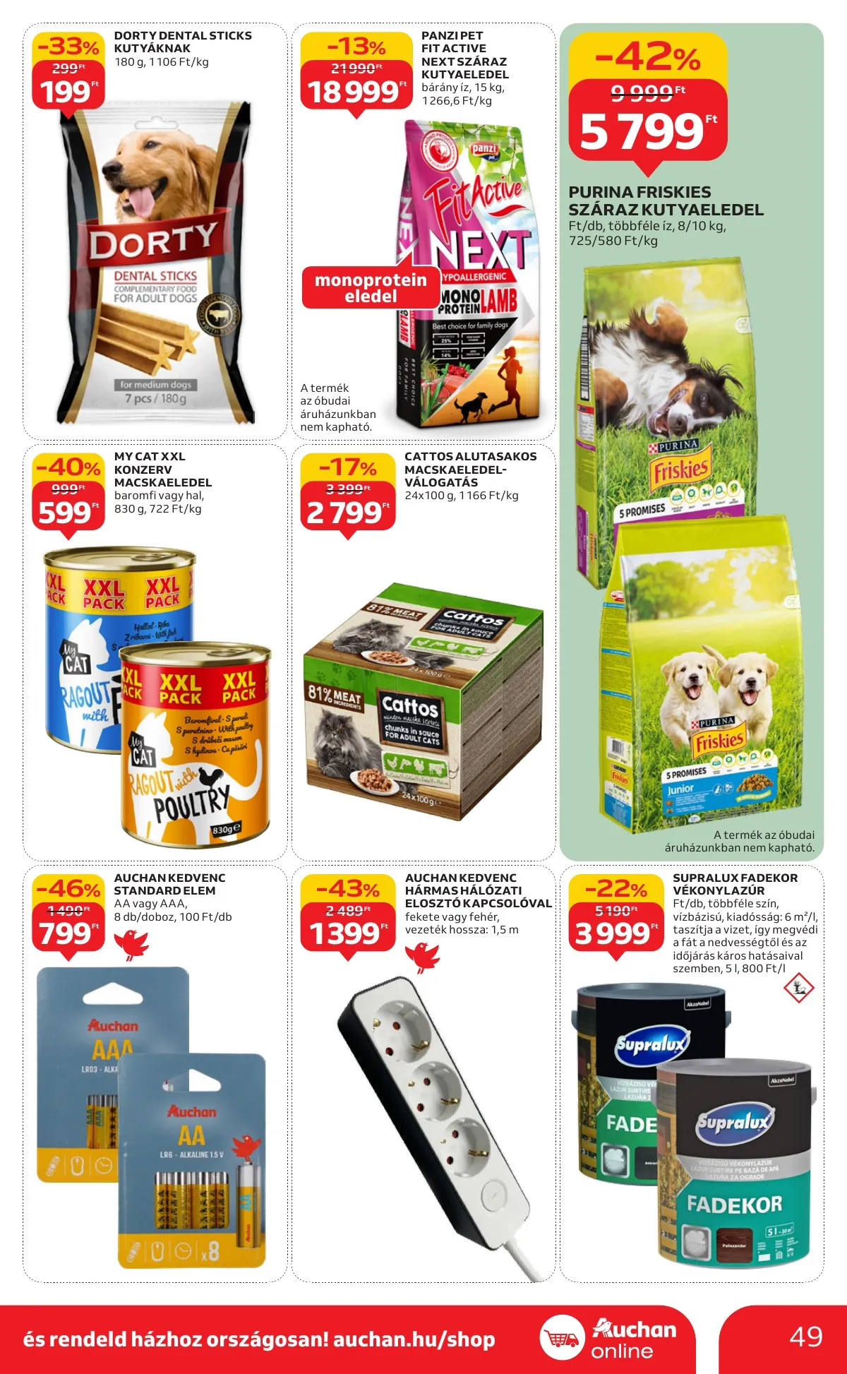 Auchan akciós újság Hipermarket 09.04–09.10 – 49. oldal