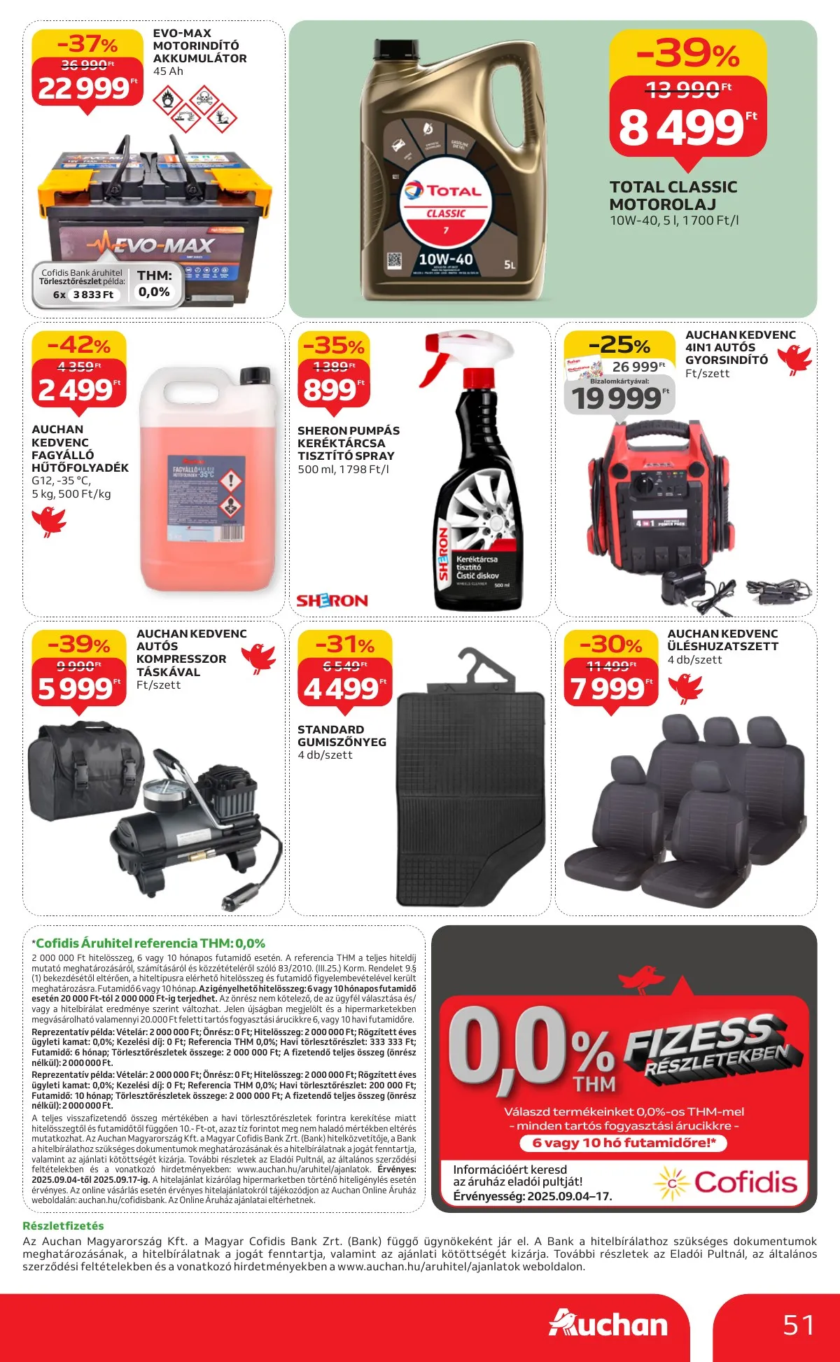 Auchan akciós újság Hipermarket 09.04–09.10 – 51. oldal
