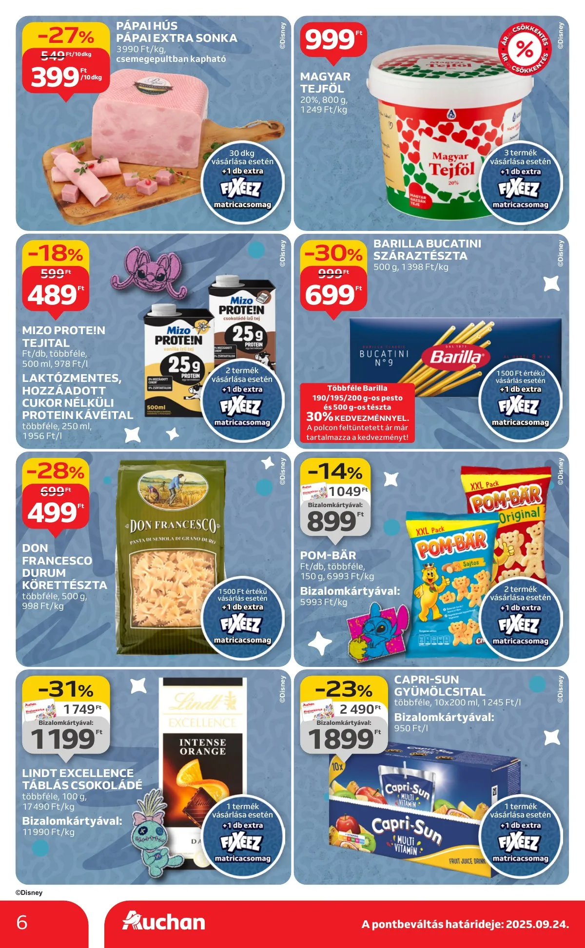 Auchan akciós újság Hipermarket 09.04–09.10 – 6. oldal
