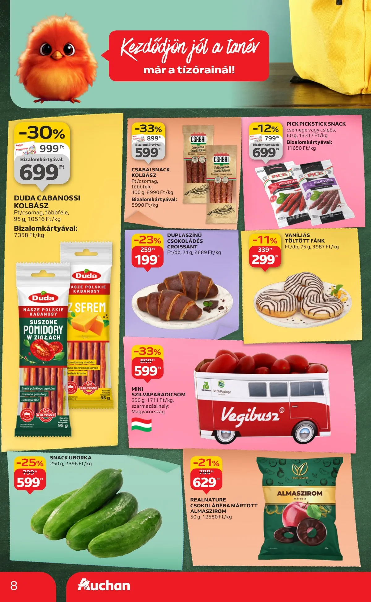 Auchan akciós újság Hipermarket 09.04–09.10 – 8. oldal