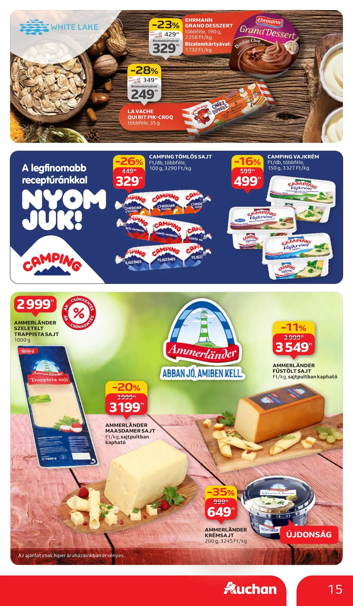 Auchan akciós újság Hipermarket 09.11–09.17 – 15. oldal