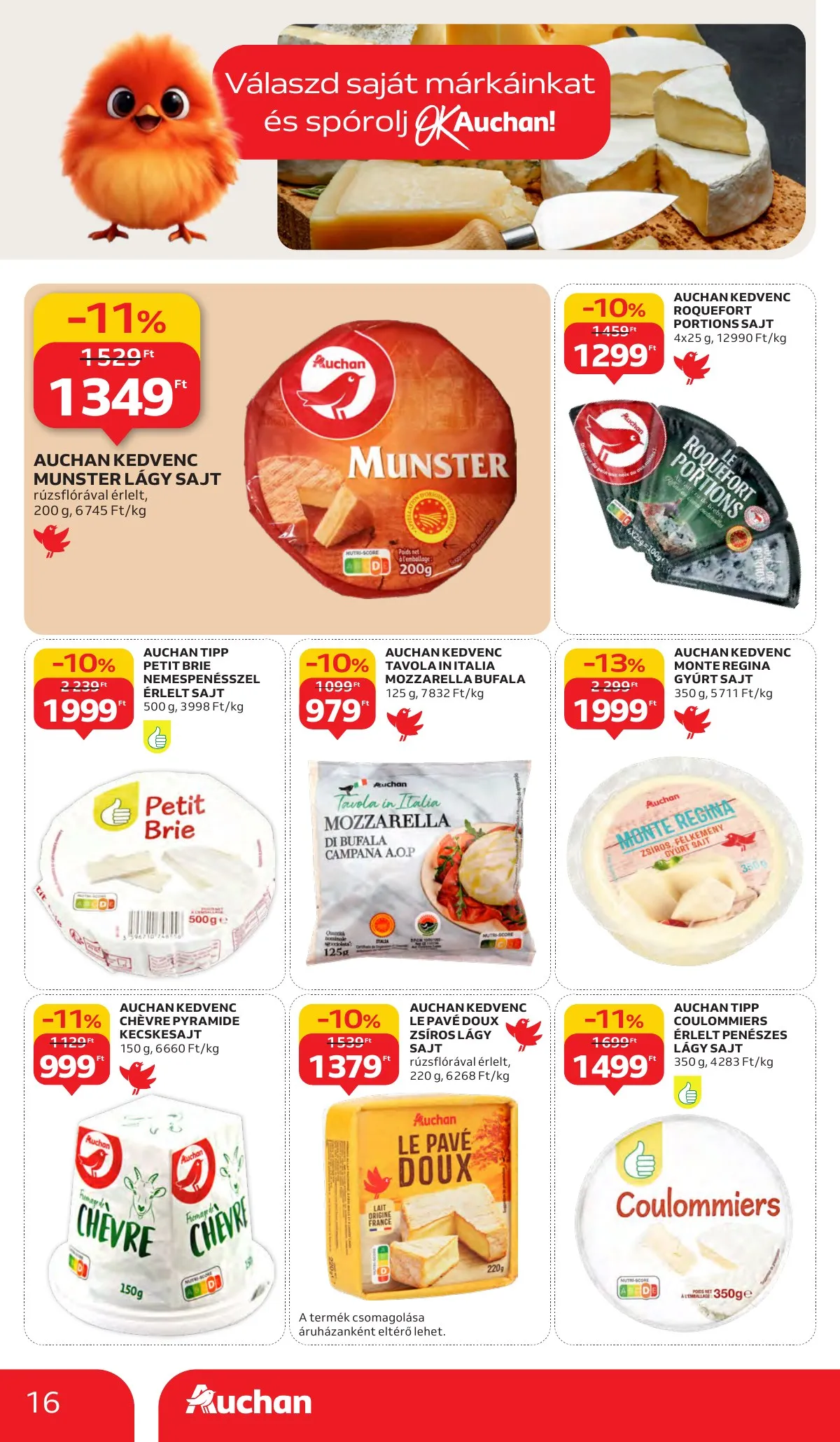 Auchan akciós újság Hipermarket 09.11–09.17 – 16. oldal