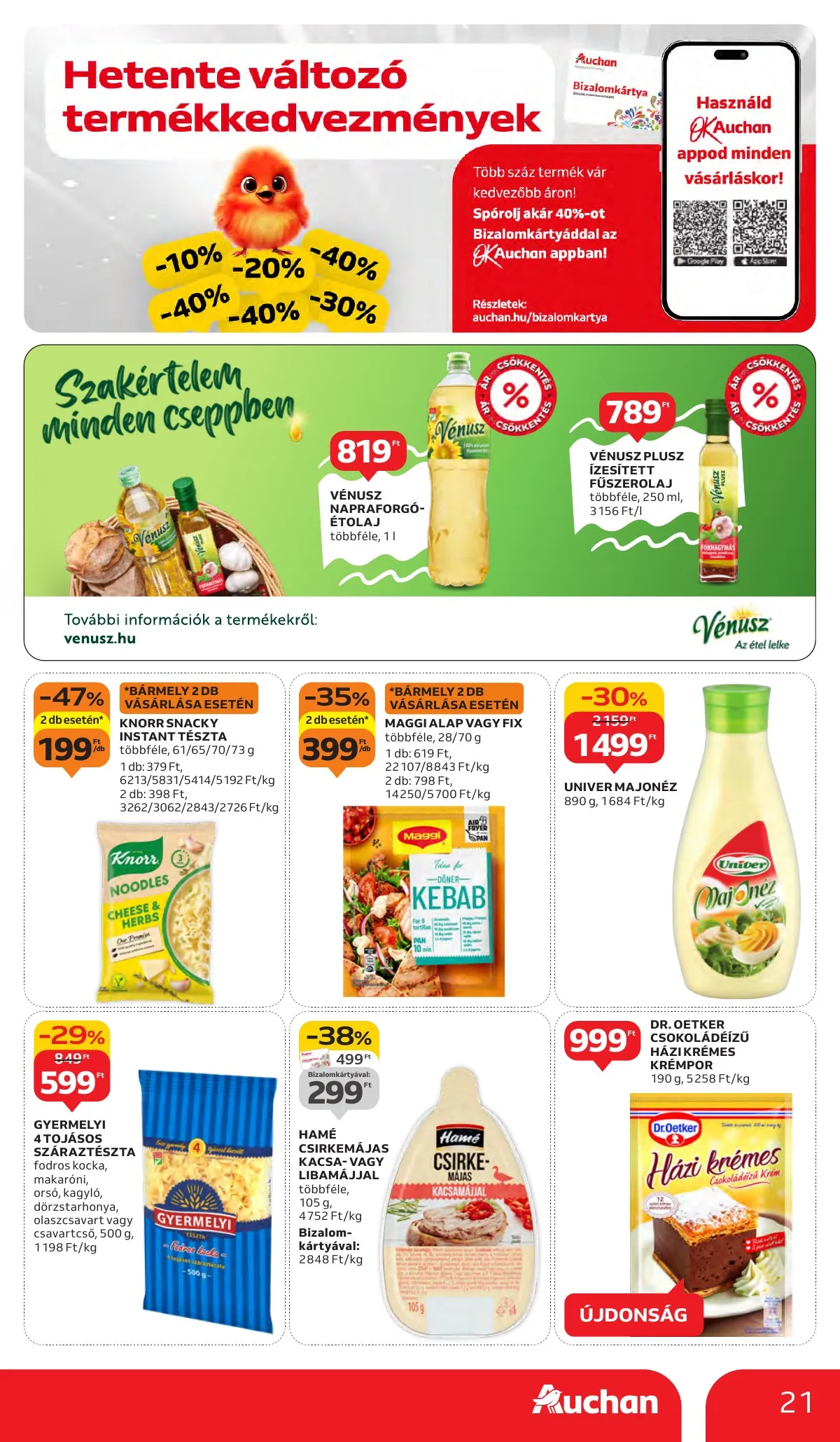 Auchan akciós újság Hipermarket 09.11–09.17 – 21. oldal
