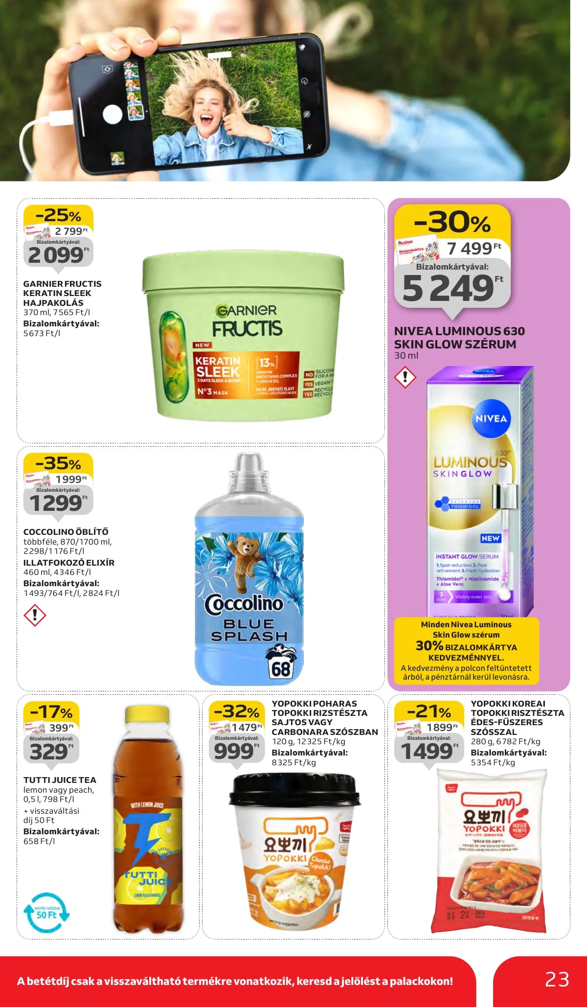 Auchan akciós újság Hipermarket 09.11–09.17 – 23. oldal