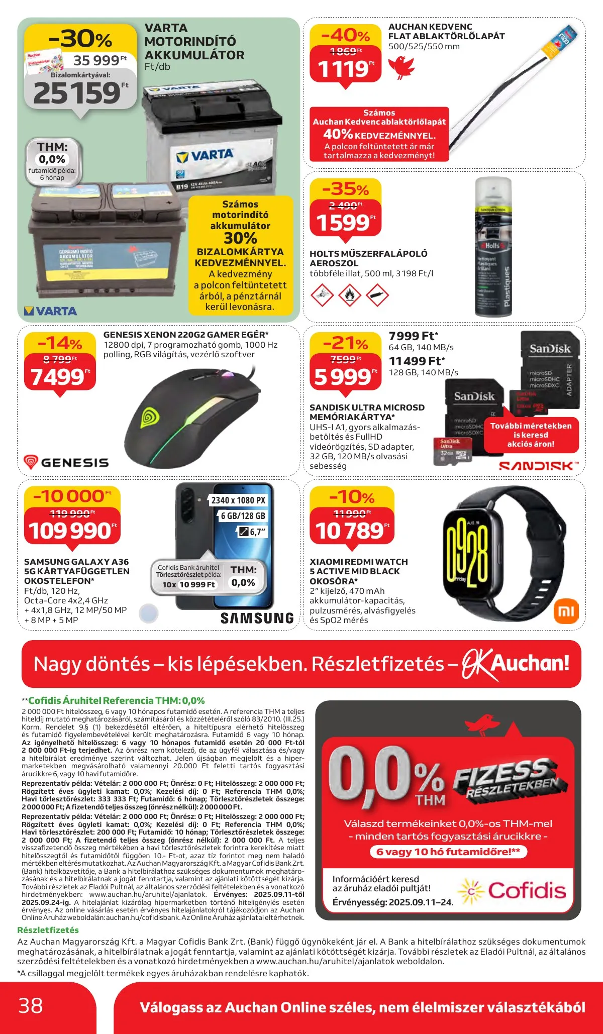 Auchan akciós újság Hipermarket 09.11–09.17 – 38. oldal