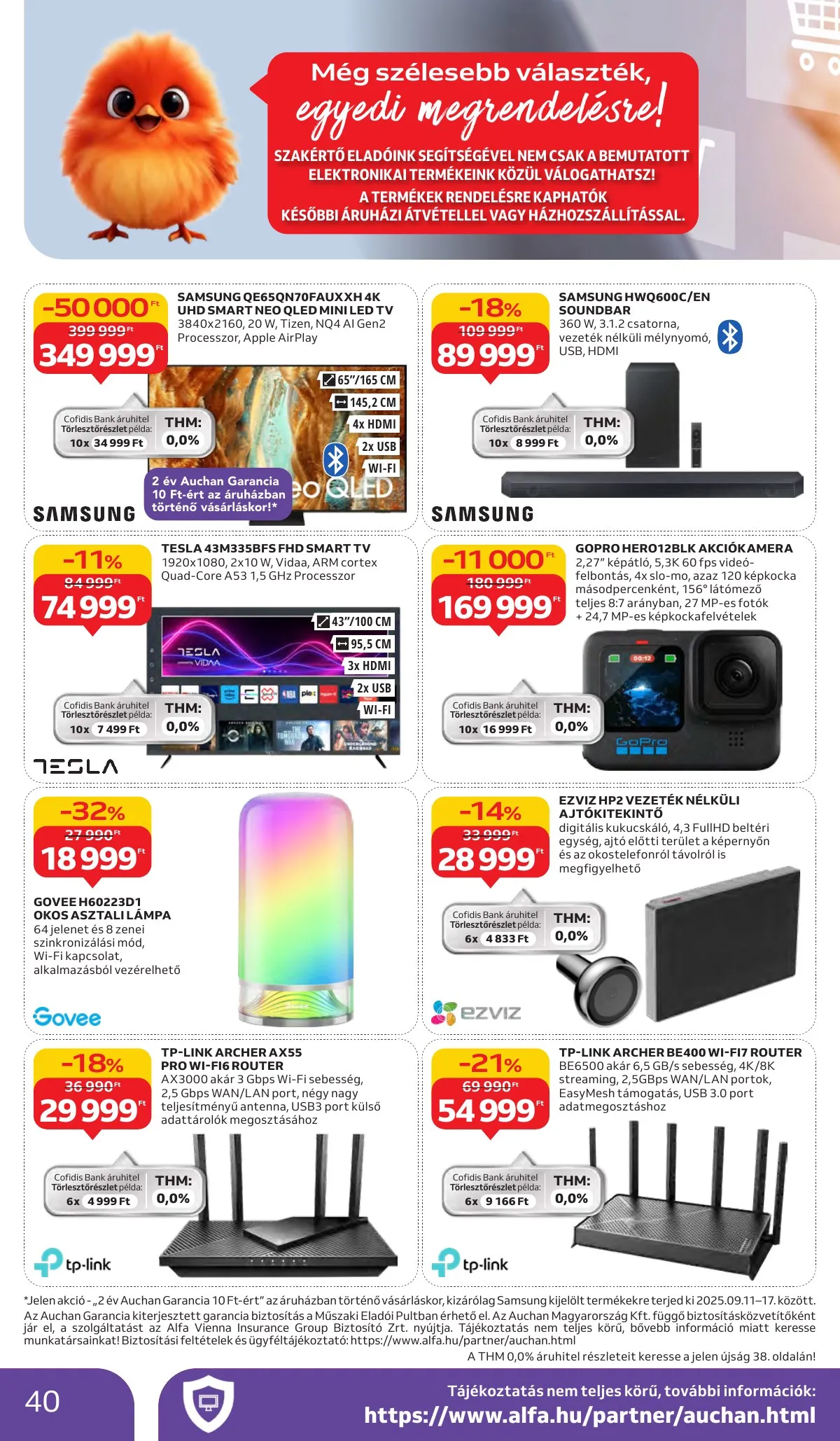 Auchan akciós újság Hipermarket 09.11–09.17 – 40. oldal