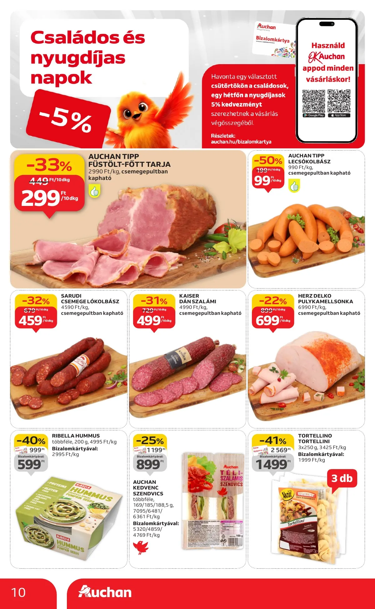 Auchan akciós újság Hipermarket 09.18–09.24 – 10. oldal