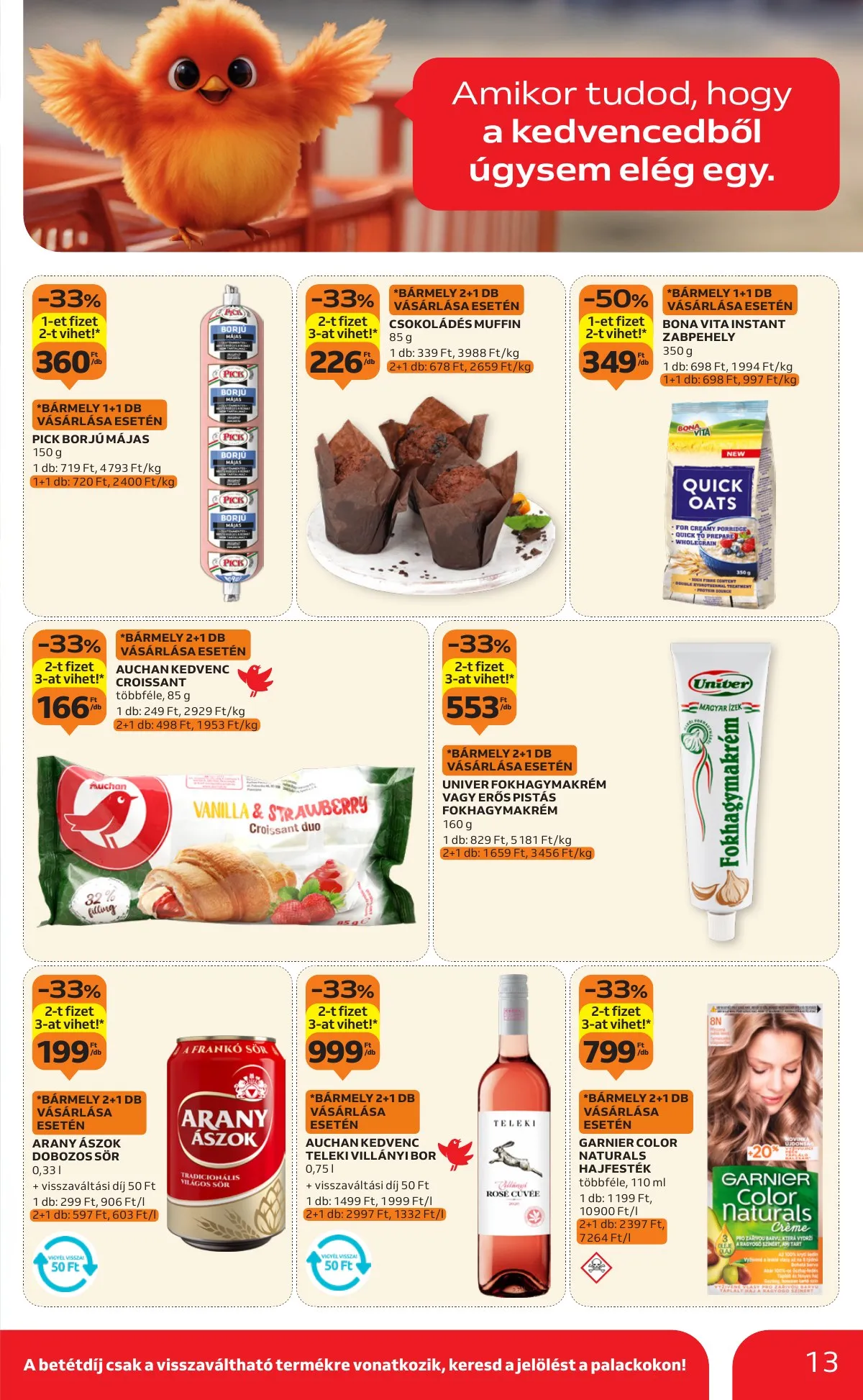 Auchan akciós újság Hipermarket 09.18–09.24 – 13. oldal