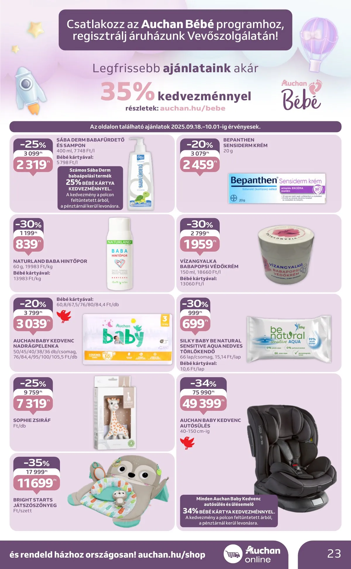 Auchan akciós újság Hipermarket 09.18–09.24 – 23. oldal