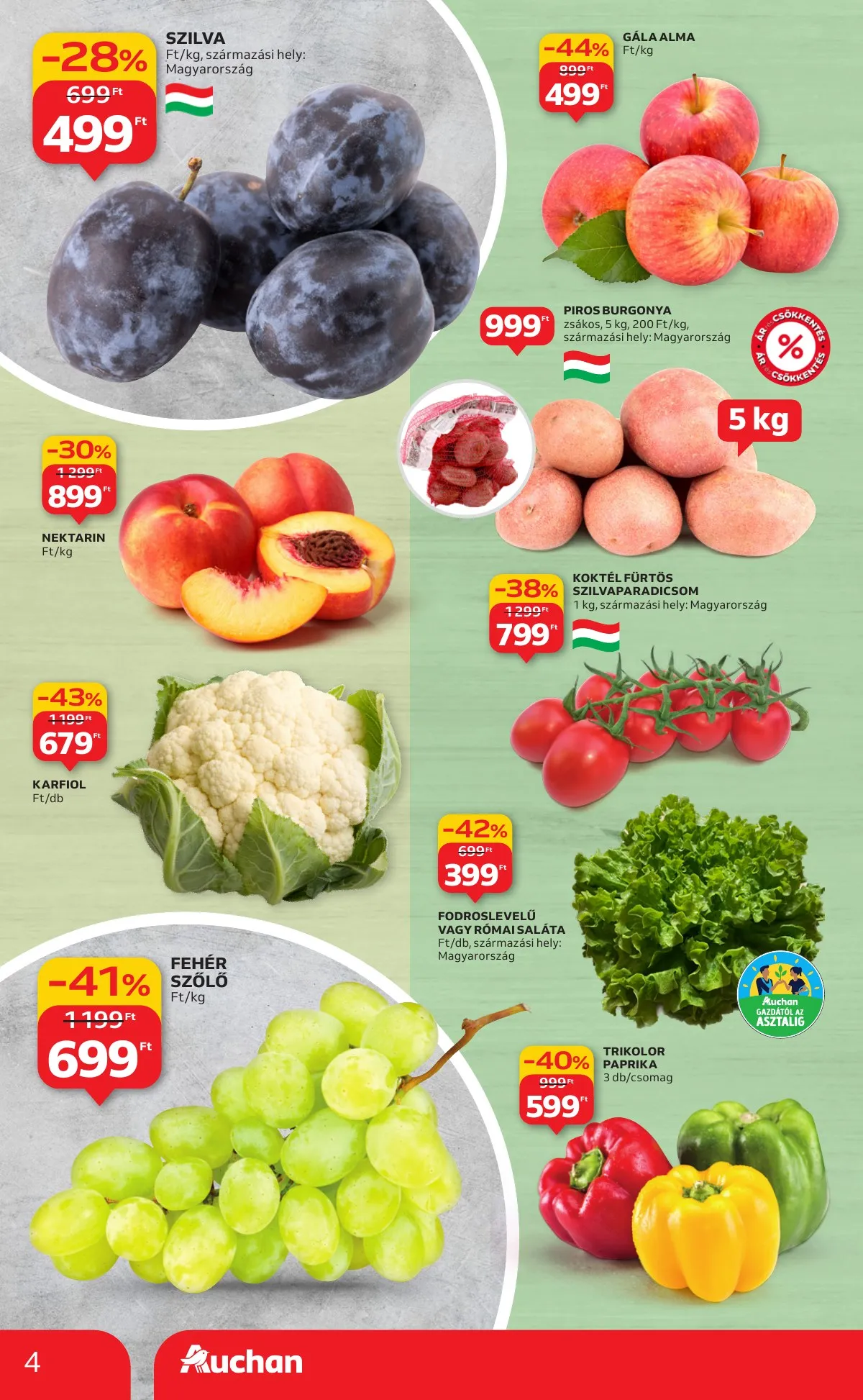 Auchan akciós újság Hipermarket 09.18–09.24 – 4. oldal